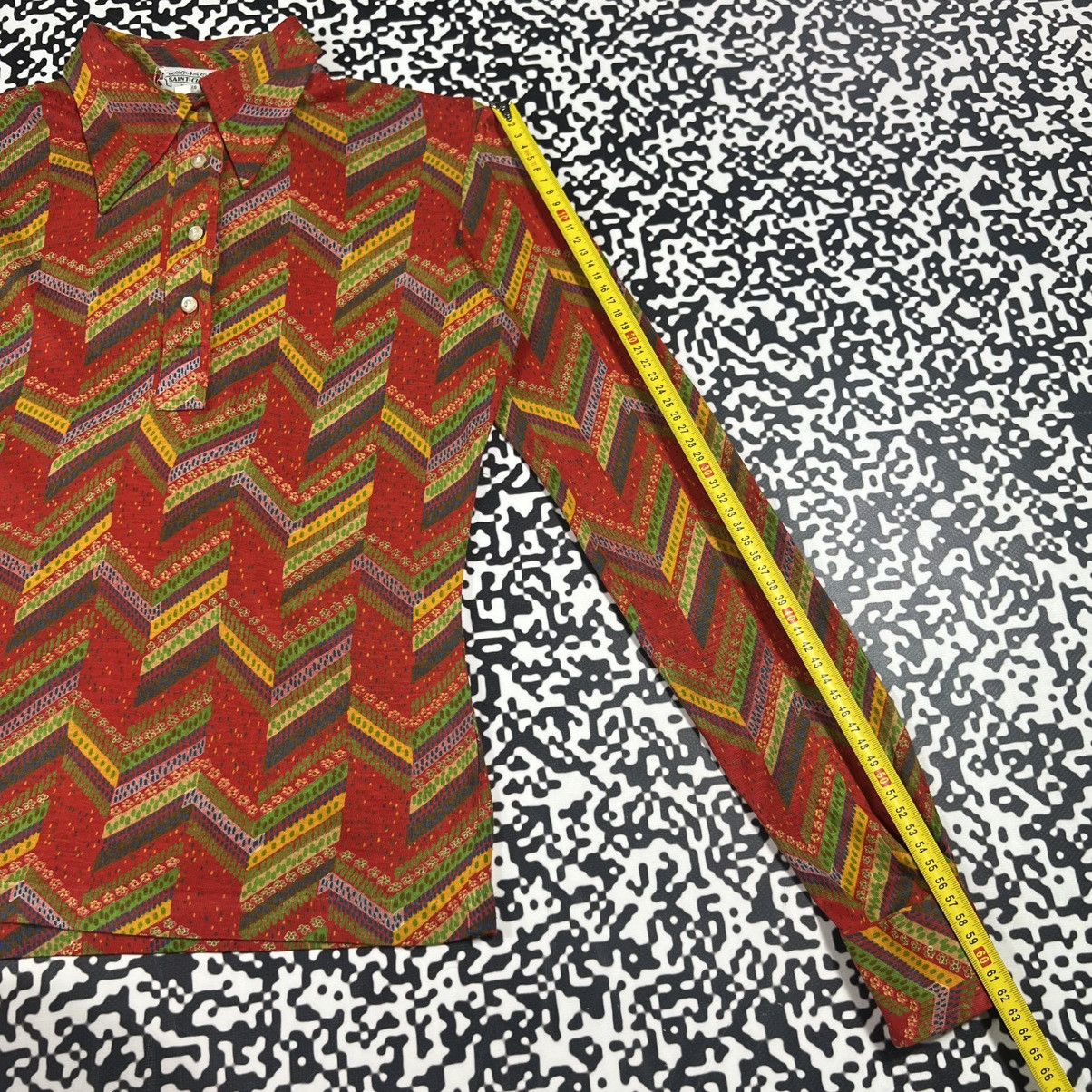 Vintage Vintage 90s Saint Clair Paris Retro Style Luxury Shirt Size M / US 6-8 / IT 42-44 - 16 Thumbnail