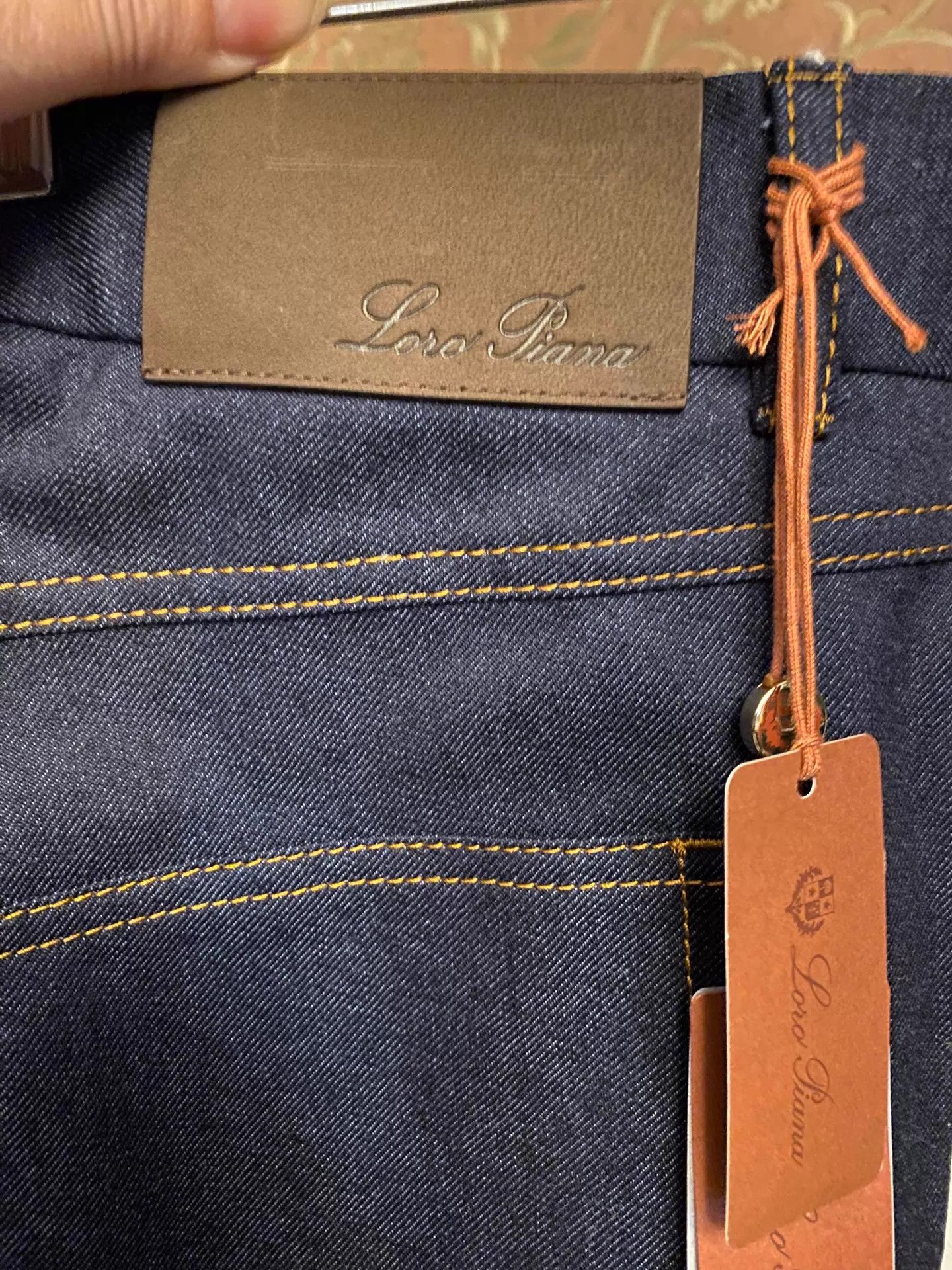 Loro Piana Loro Piana Italian Wool-Cashmere Blend Denim Jeans Size US 32 / EU 48 - 6 Thumbnail