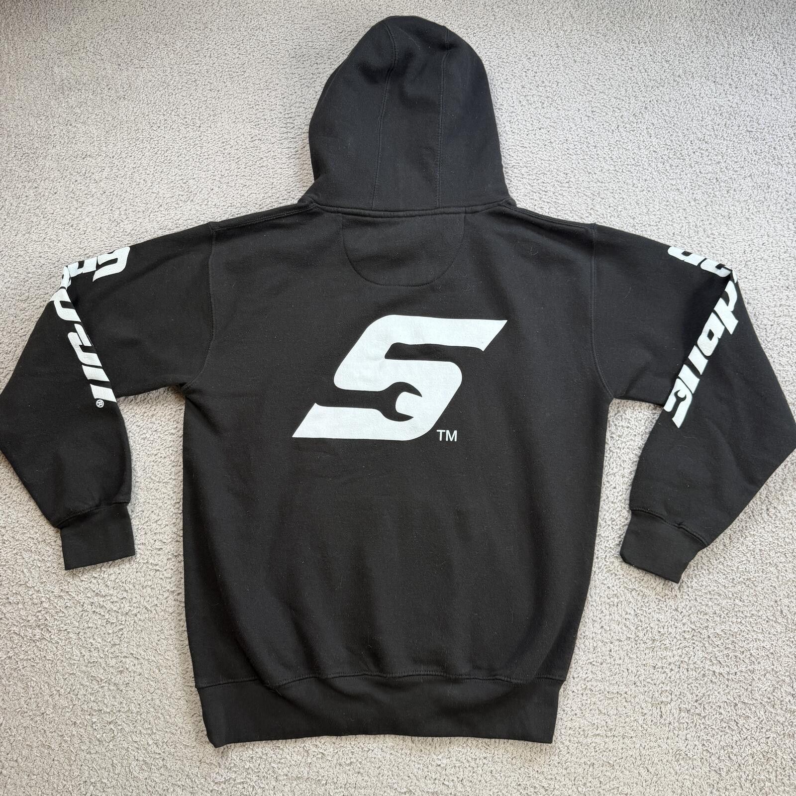 Other Snap-On Hoodie Black Spellout Sleeve Distressed Mechanic M Size US M / EU 48-50 / 2 - 2 Thumbnail
