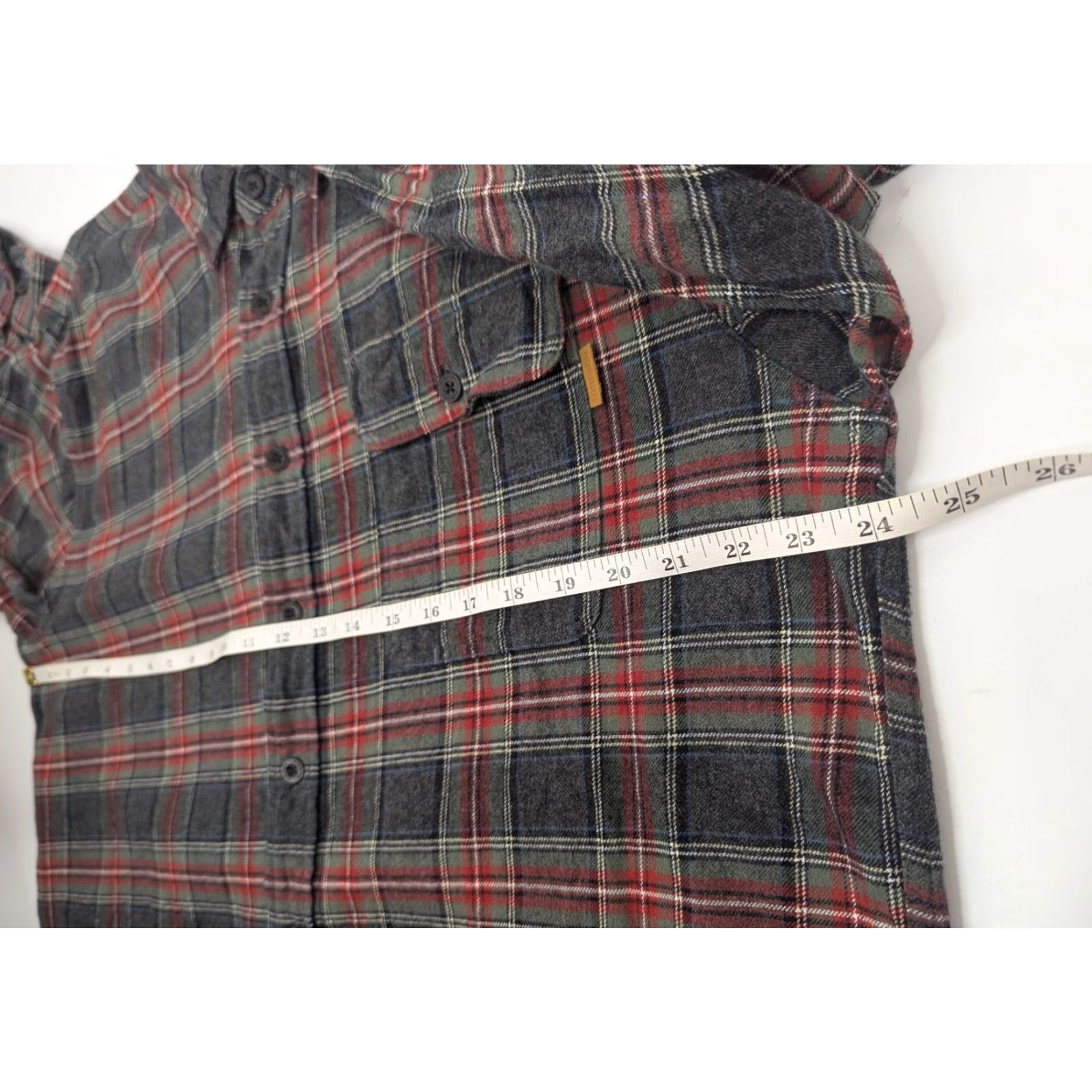 Vintage Dubinik Button-Up Plaid Shirt Men's XL Flannel Heavyweight Outdoors Workwear Red Gray Size US XL / EU 56 / 4 - 6 Thumbnail