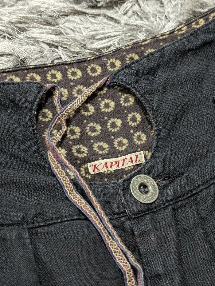 Kapital Vintage Kapital Short Bandana Pants String Casual Trousers Size US 29 - 6 Thumbnail