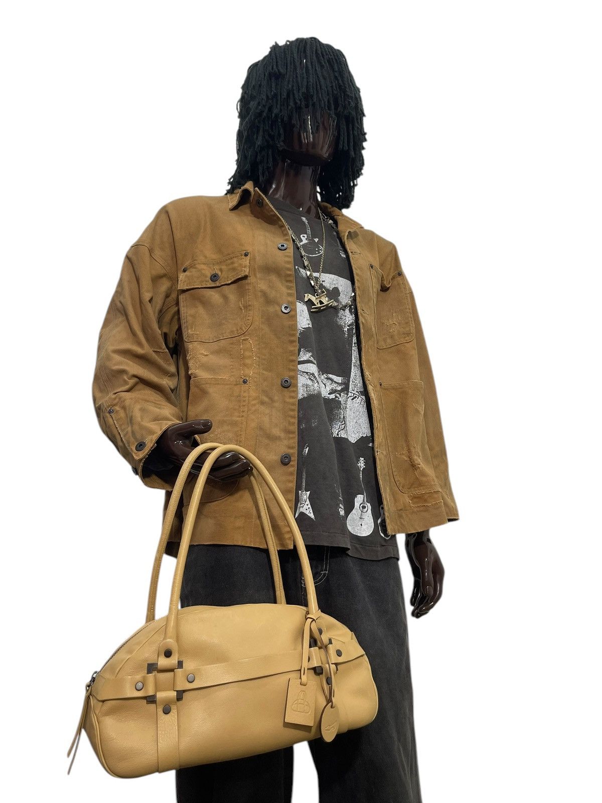 Bruno Magli Full Leather Bruno Magli Handmade East-West Bag 1🟩6 Size ONE SIZE - 2 Thumbnail