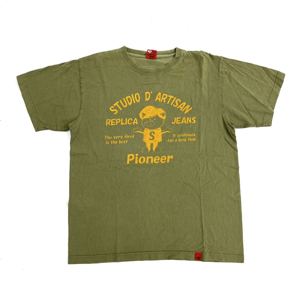 Studio D'Artisan Vintage Studio D'Artisan Pioneer Logo Green Tee Y2K Size US XL / EU 56 / 4 - 1 Thumbnail