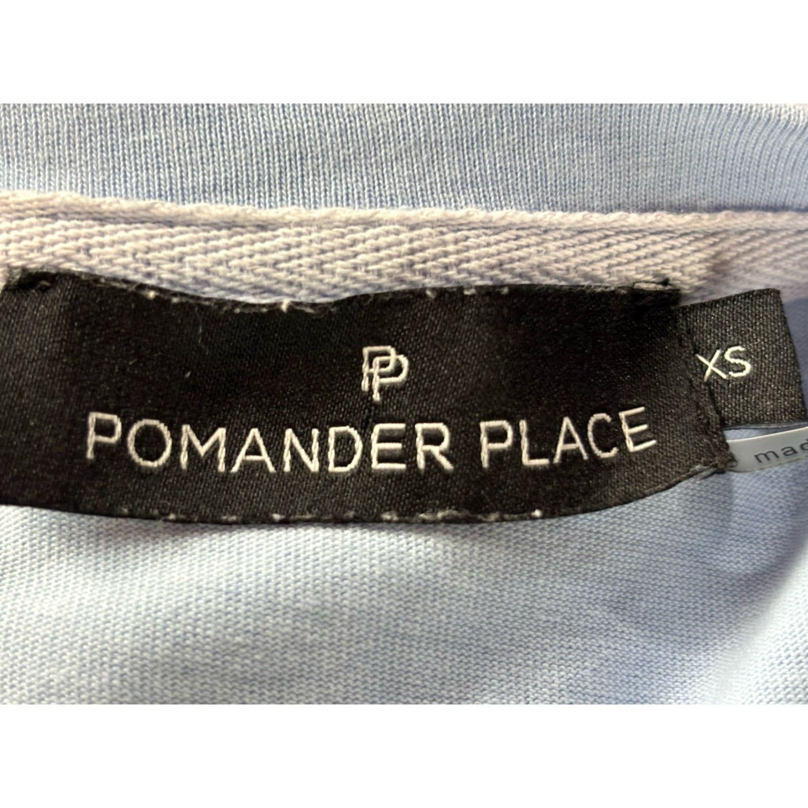 Vintage Pomander Place Stella Dress Women XS Blue Short Puff Sleeve A-Line Casual Size 26" / US 2 / IT 38 - 6 Thumbnail