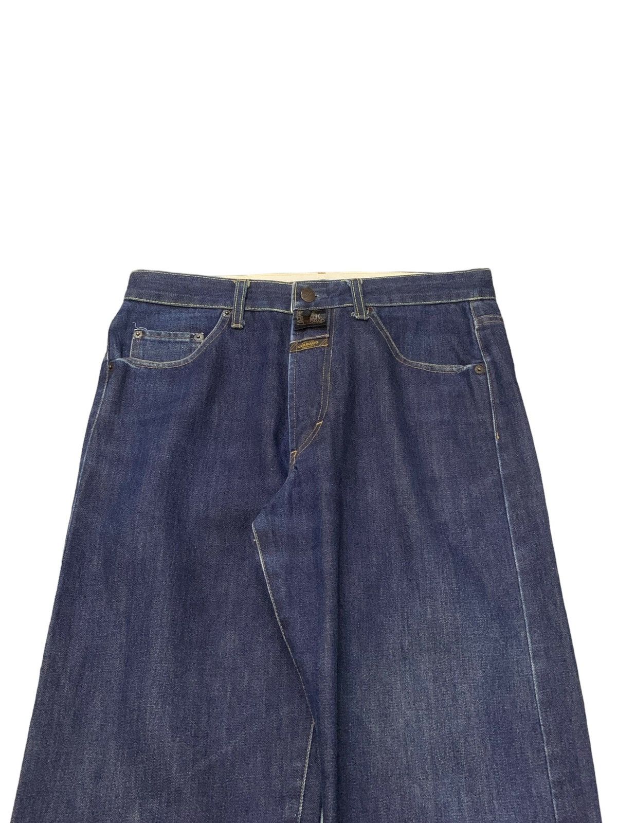 Marithe + Francois Girbaud × Pelle Pelle Marithe Francois Girbaud Raw Baggy Loose Jeans Size US 30 / EU 46 - 4 Thumbnail