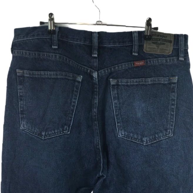 Wrangler Wrangler Mens High Rise Regular Fit Denim Jeans 36x32 Blue Tapered 5-Pocket Size US 36 / EU 52 - 4 Thumbnail