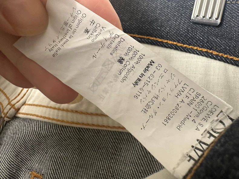 Loewe Loewe Dark blue hemmed jeans Size 42" / US 20 - 5 Thumbnail