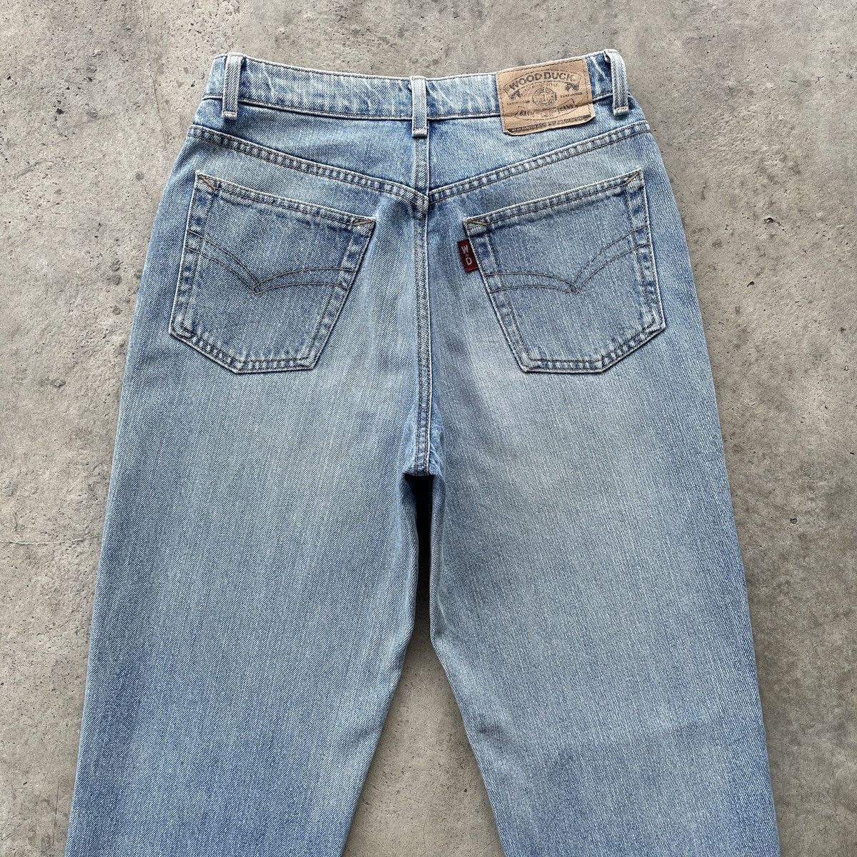 Japanese Brand Vintage Japan Wood Duck Faded Denim Distressed Jeans Pants Size US 28 / EU 44 - 10 Thumbnail