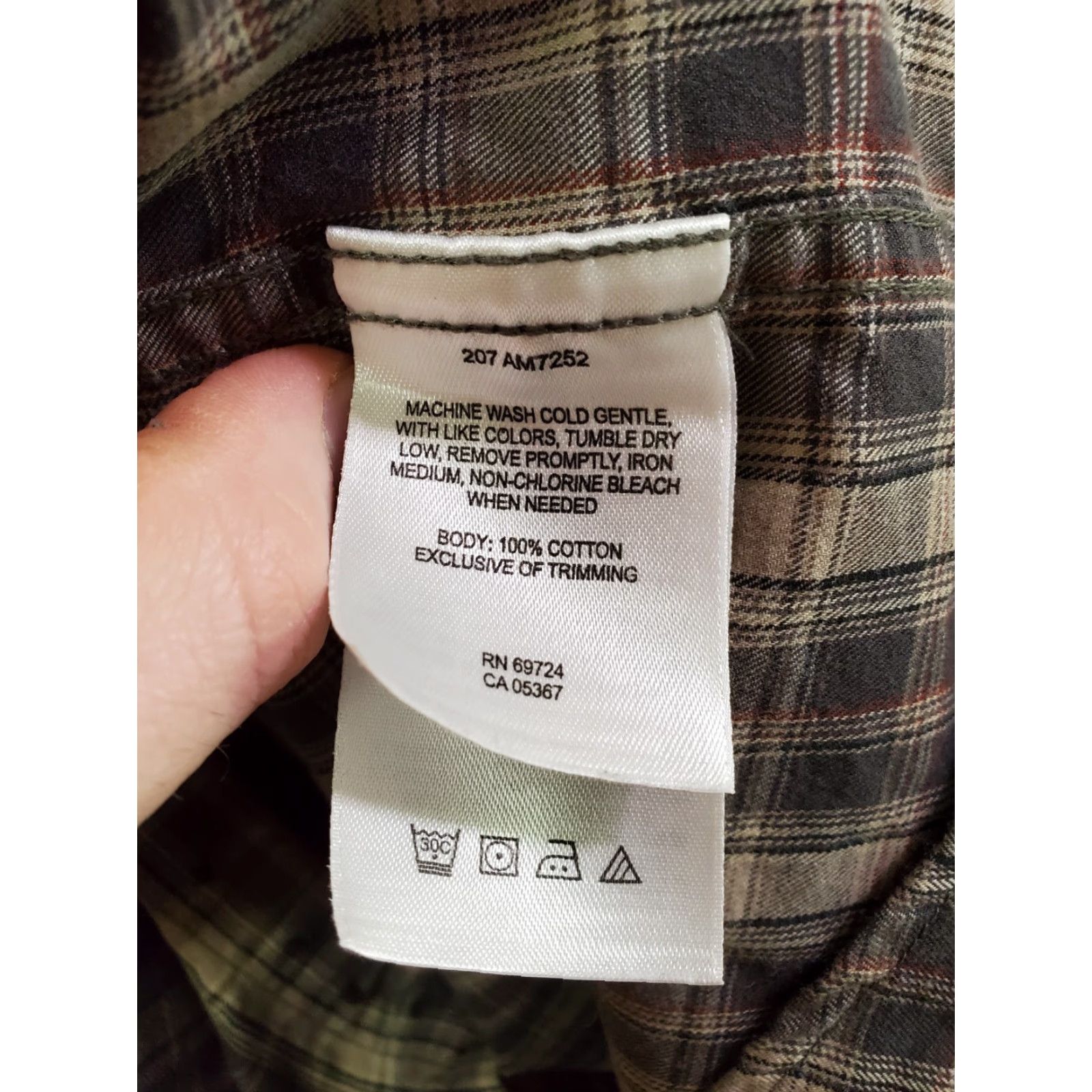 Vintage Columbia XCO Shirt Men’s Long Sleeve Plaid Button Down Size L Brown Front Pocket Size US L / EU 52-54 / 3 - 5 Thumbnail