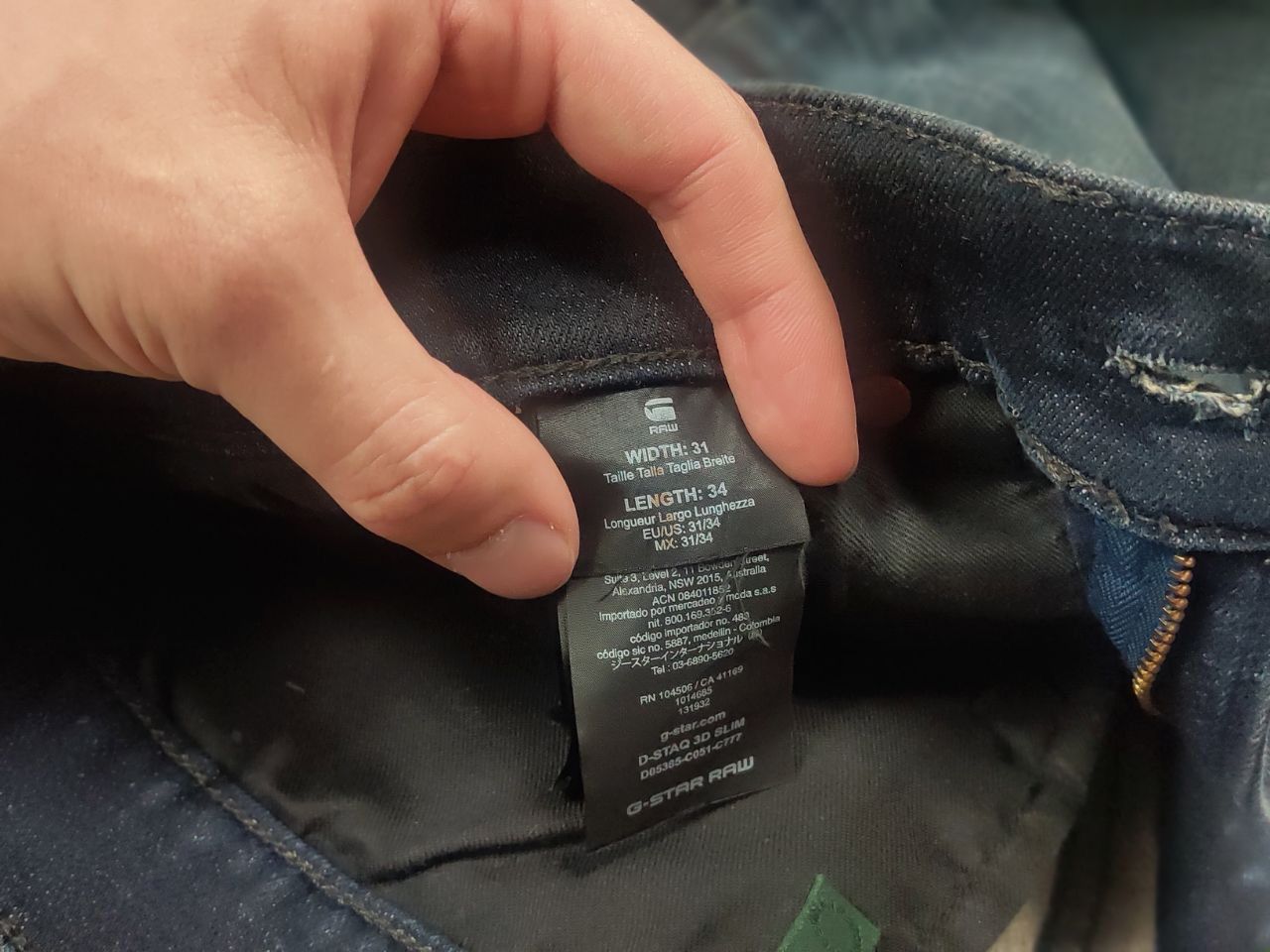 G-Star G Star Raw d staq 3d Waxed Denim Jeans if six was nine LGB Size US 31 - 16 Thumbnail