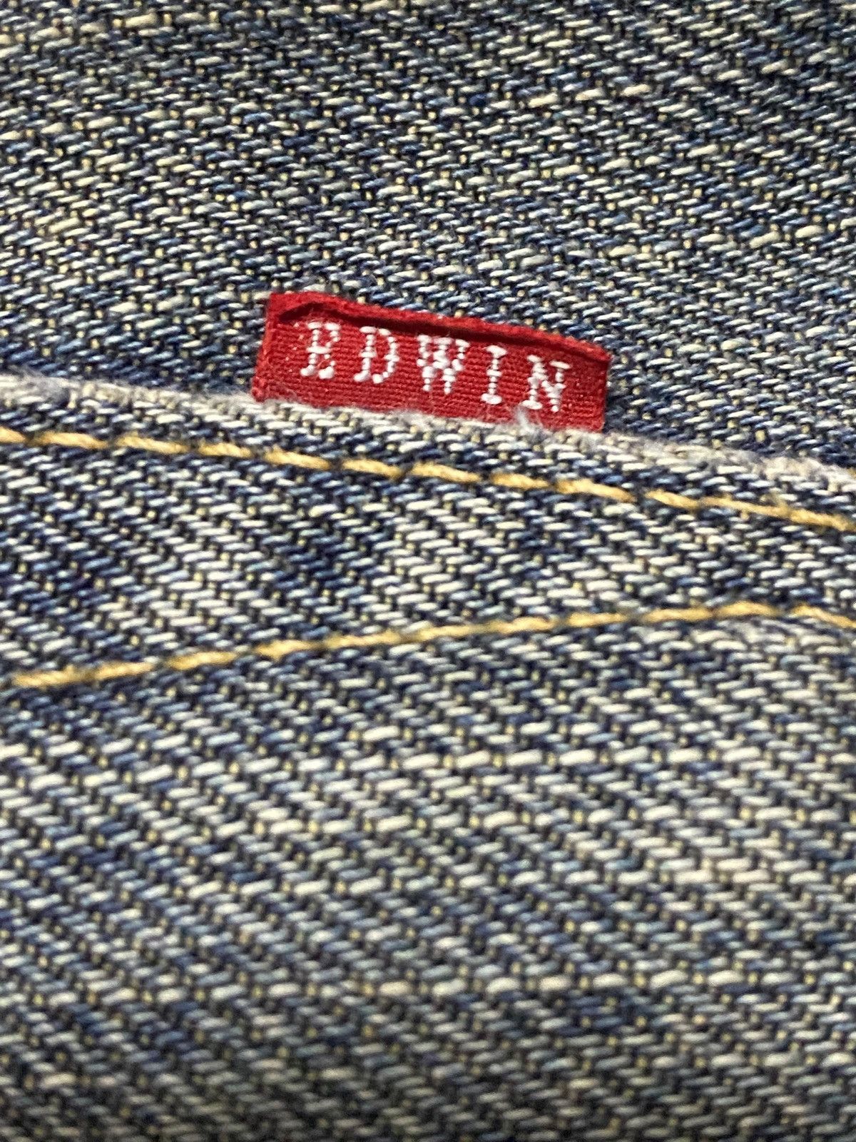 Edwin Vintage Japanese Brand Edwin 404 Faded Dustressed Loose Size US 35 - 12 Thumbnail