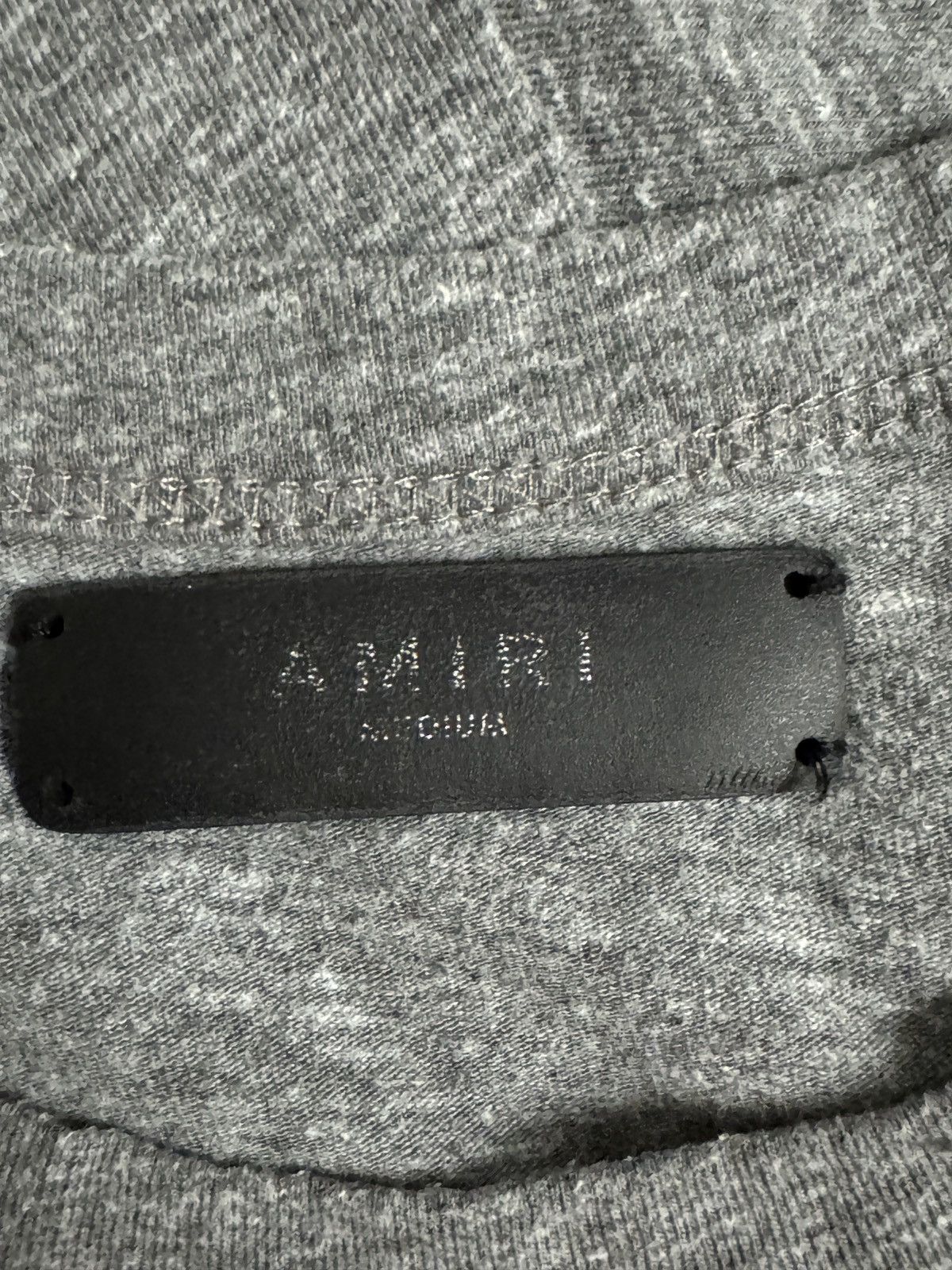 Amiri 💠Amiri💠 Logo tshirt grey OG 2016 (M) Size US M / EU 48-50 / 2 - 3 Thumbnail