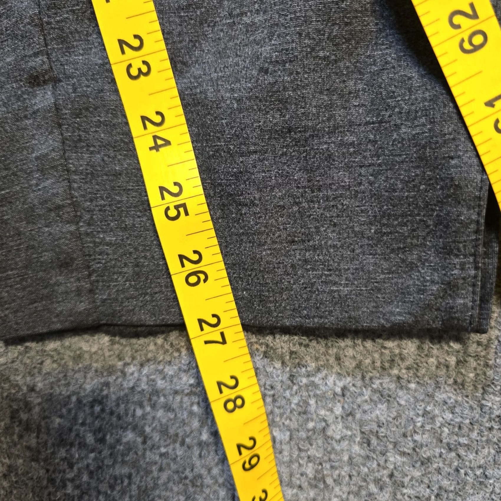 J. Jill J Jill Pant Womens XL Gray Ponte Slim Leg Elastic Waist Stretchy Casual Basic Mens? Size 25" / US 0 / IT 36 - 7 Thumbnail