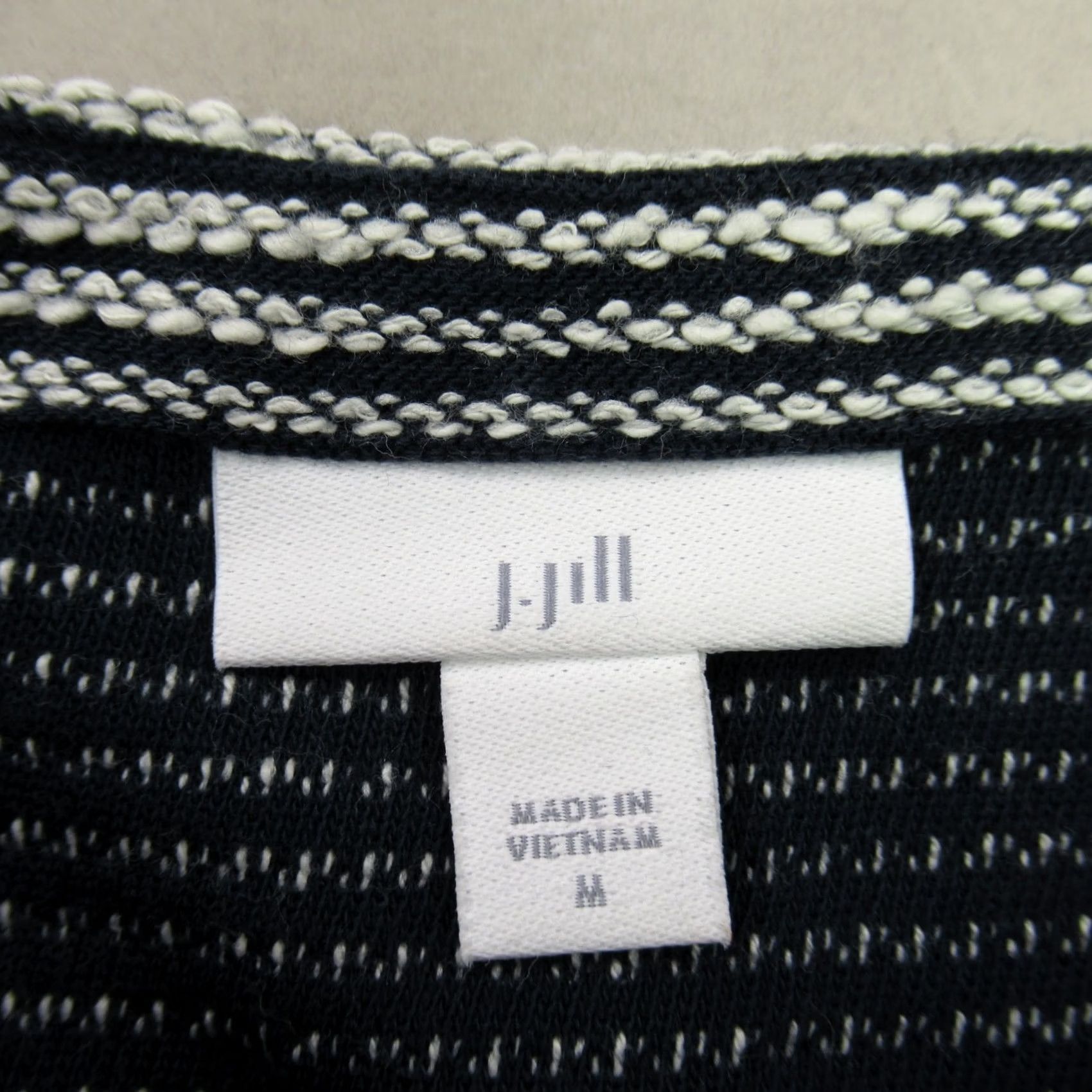 J. Jill J Jill Shirt Womens Medium Long Sleeve Crew Neck Lightweight Outdoors Casual Multicolor Knit Cotton Blend Regular True to Size Size M / US 6-8 / IT 42-44 - 4 Thumbnail