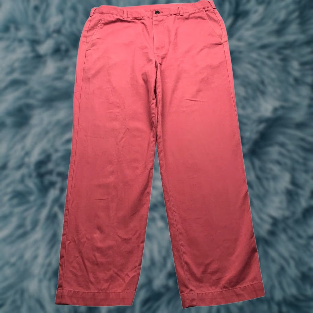Brooks Brothers Brooks Brothers Pants Chino Twill Dress Mens 36x30 Cotton Pink Flat Front Classic Fit Size US 36 / EU 52 - 1 Thumbnail