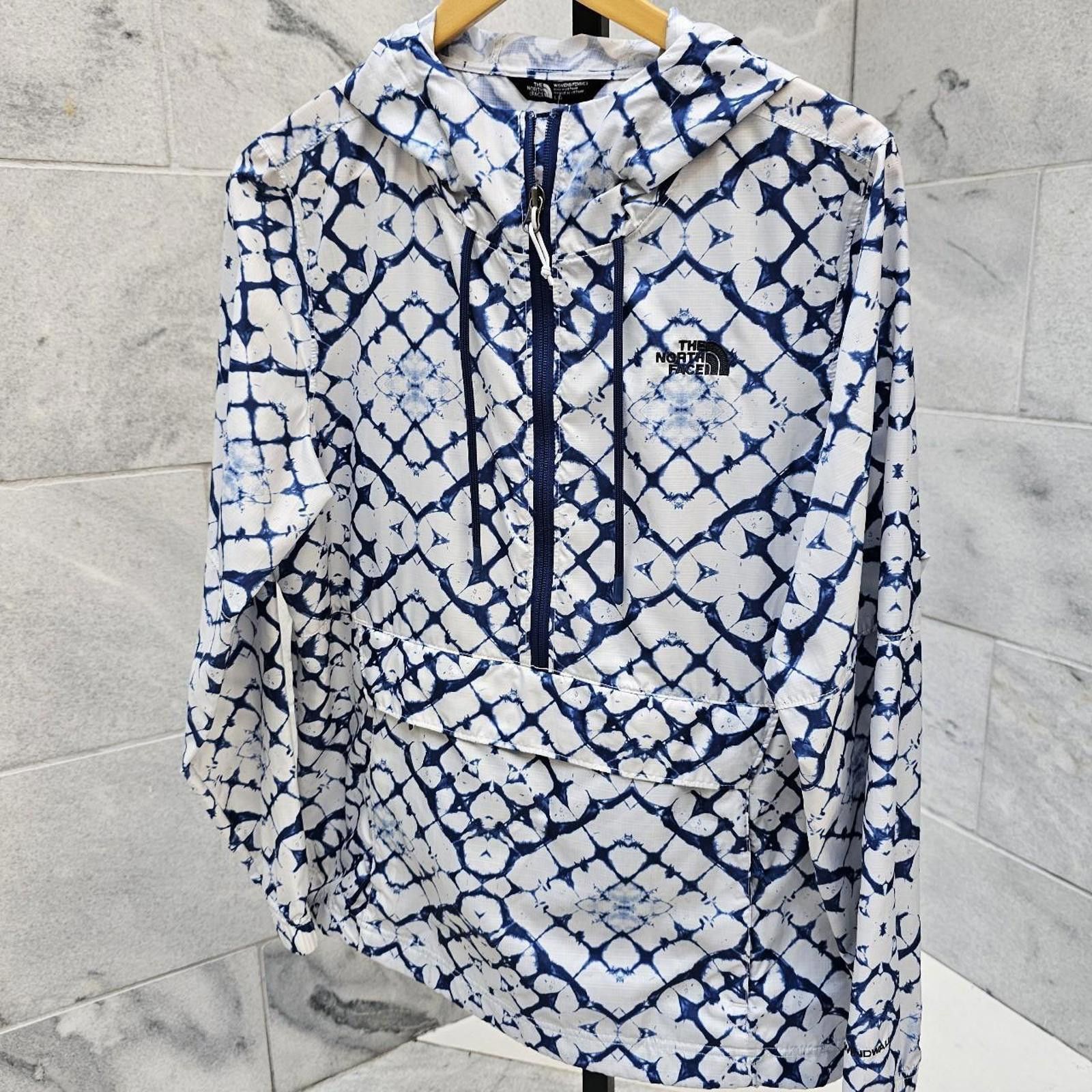 The North Face The North Face Women's White and Blue Rain Jacket Size L / US 10 / IT 46 - 3 Thumbnail