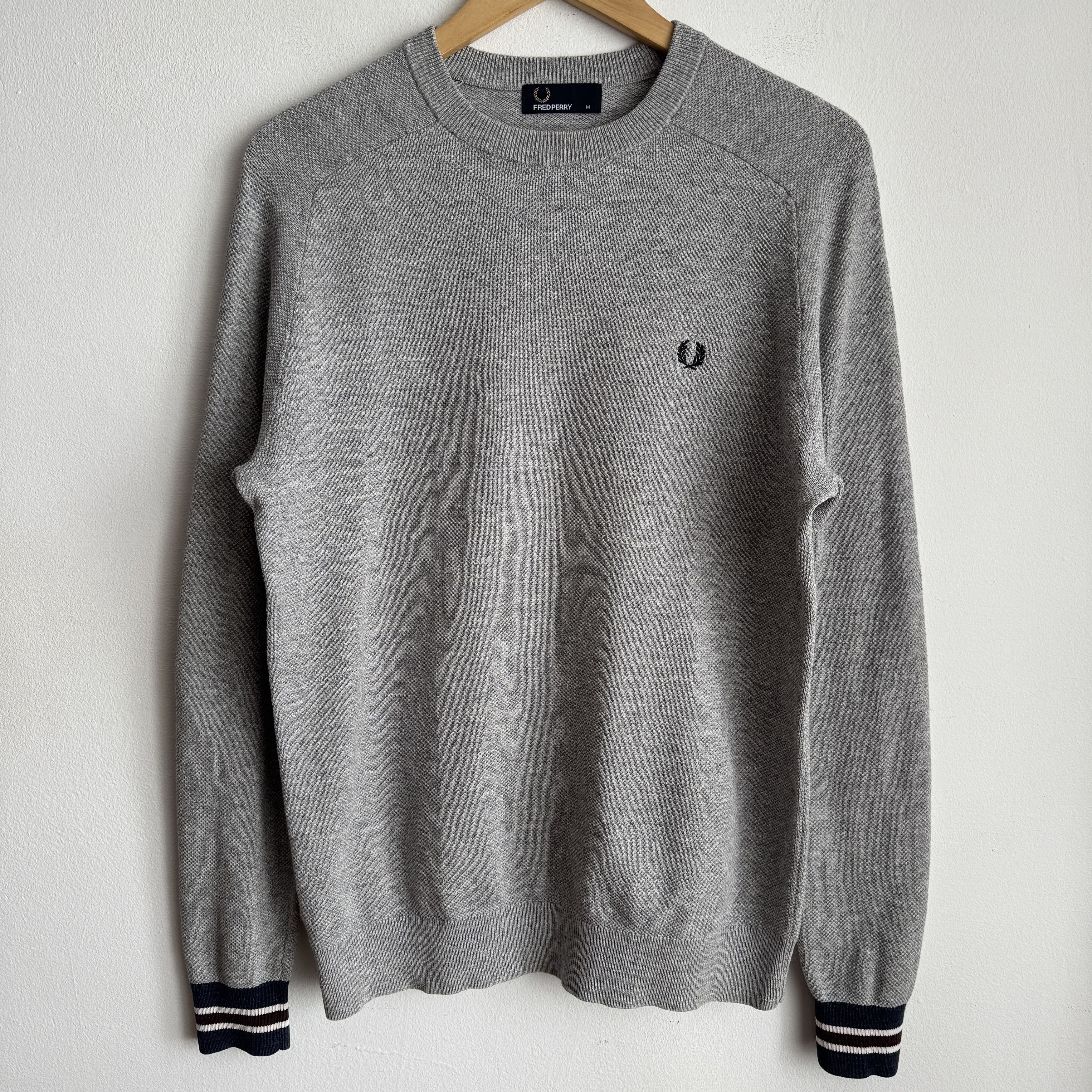 Fred Perry Fred Perry Men's Pullover Cotton Sweater M Size US M / EU 48-50 / 2 - 2 Thumbnail