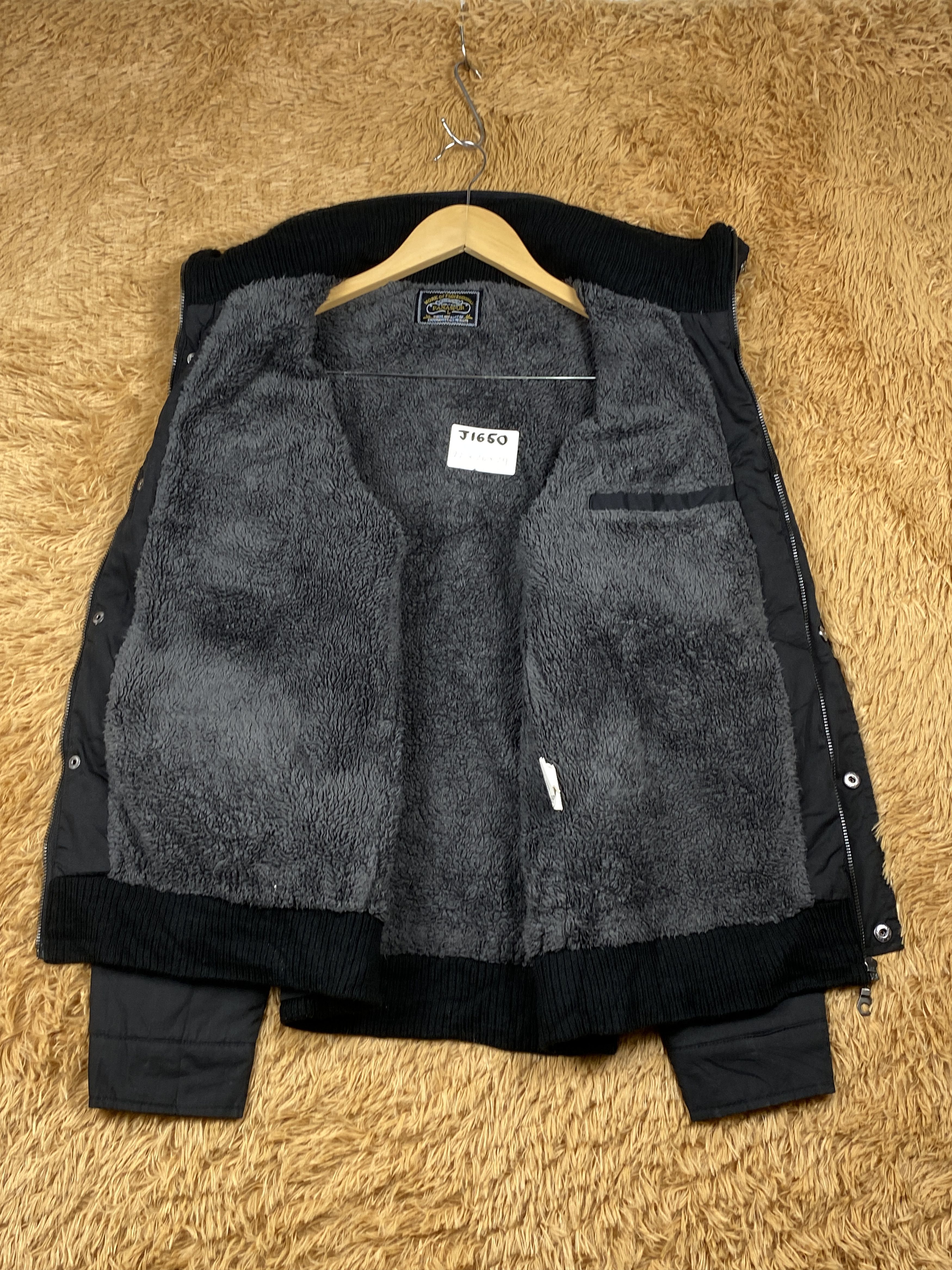 Japanese Brand × Vintage Vintage Panaspur Sherpa Lining Zip Up Jacket Size US S / EU 44-46 / 1 - 6 Thumbnail