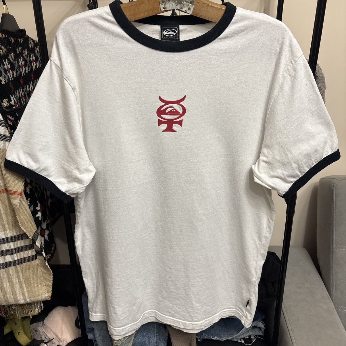 Quiksilver Vintage Y2K Quiksilver MERCURY RINGER T-Shirt Size US L / EU 52-54 / 3 - 1 Thumbnail