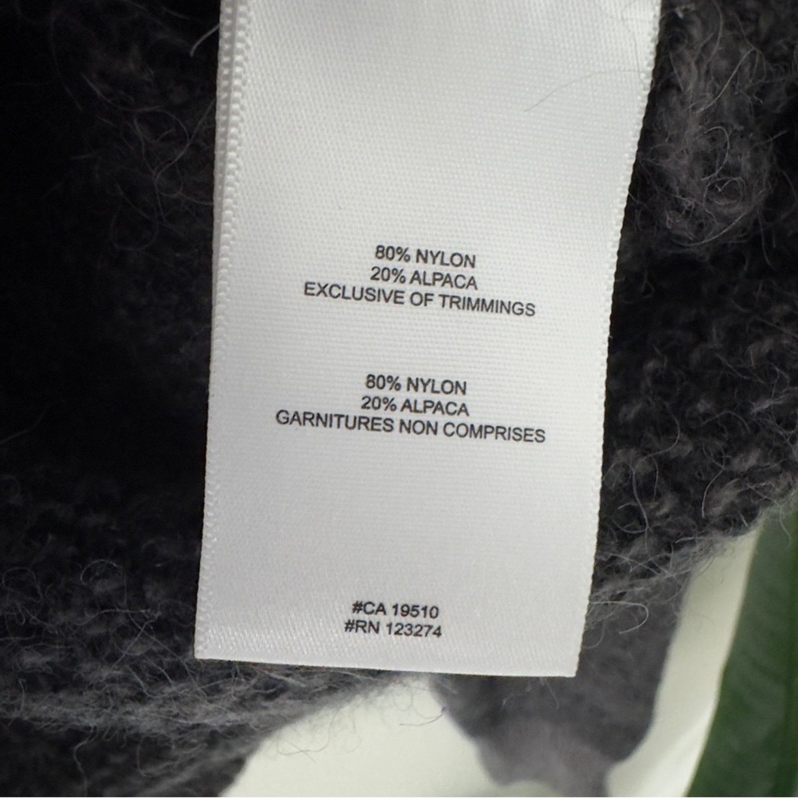 Other Lole Alpaca Blend Charcoal tight Knit Sweater crew neck Warm Size XL / US 12-14 / IT 48-50 - 9 Thumbnail