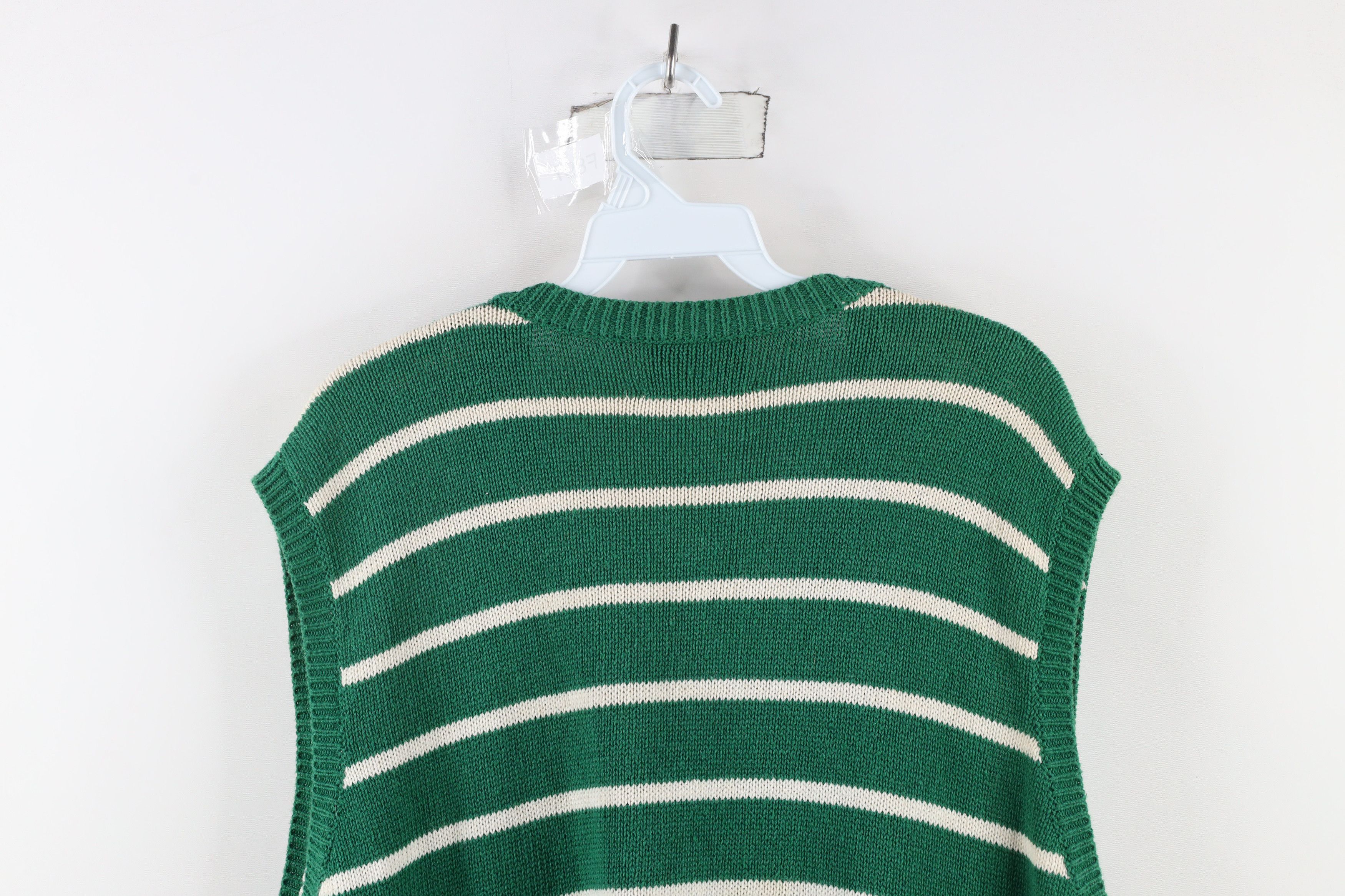 Vintage Vintage 90s Streetwear Embroidered Cardigan Sweater Vest Size 3XL / US 20-22 - 12 Thumbnail