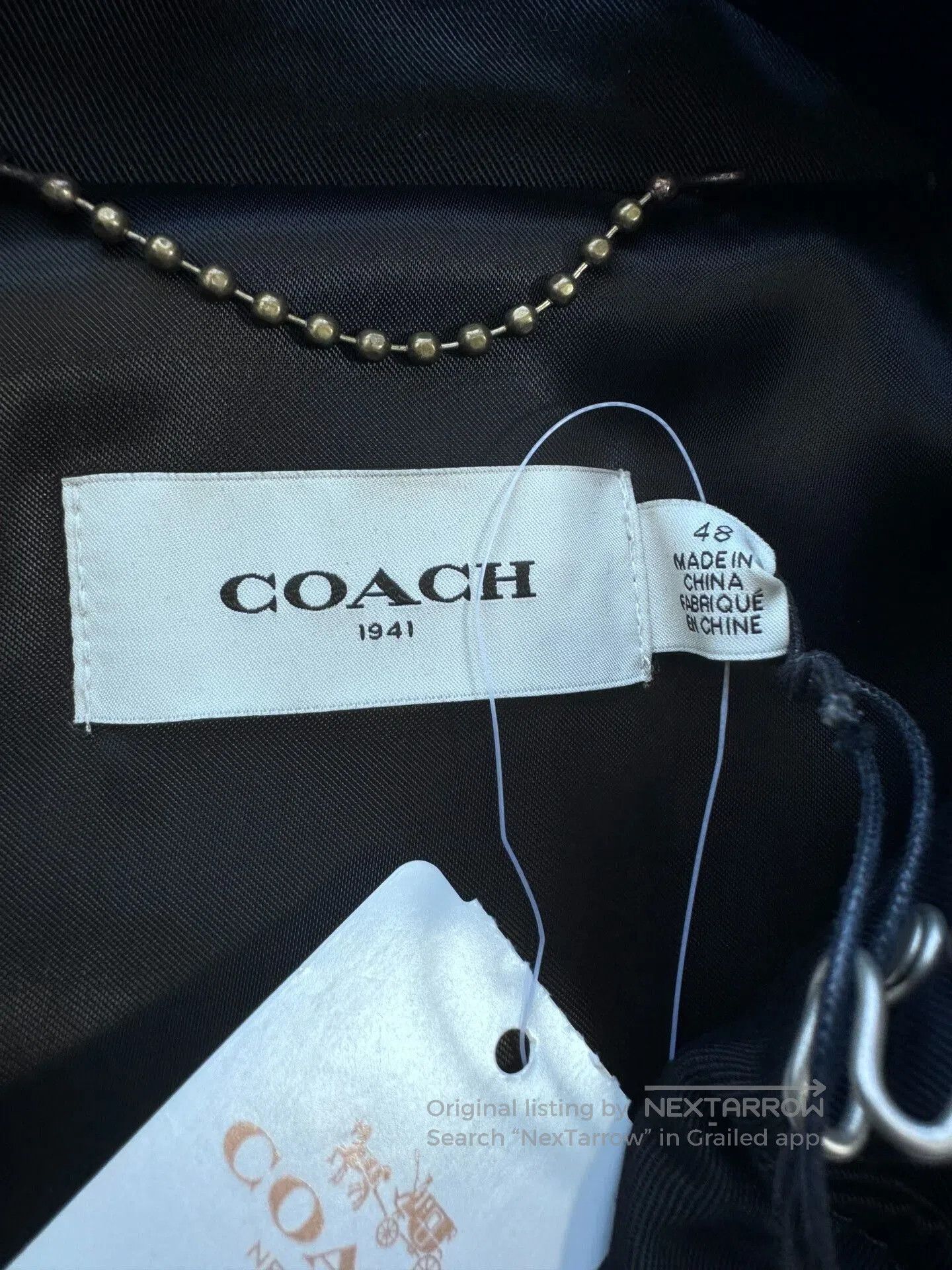 Coach coach black and white trench coat. Size US L / EU 52-54 / 3 - 3 Thumbnail