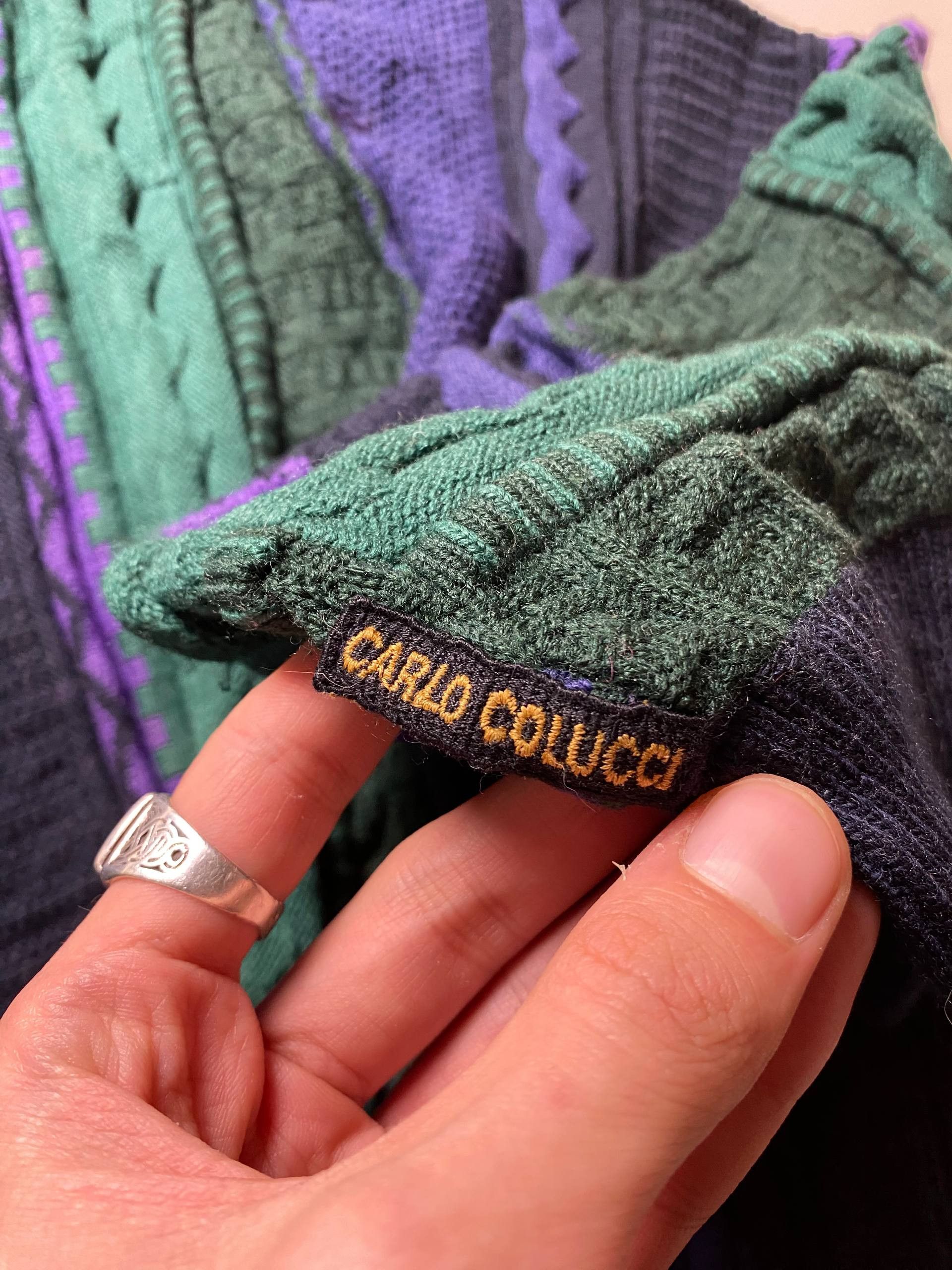 Carlo Colucci Vintage Carlo Colucci Sweater 90's Size US XL / EU 56 / 4 - 3 Thumbnail