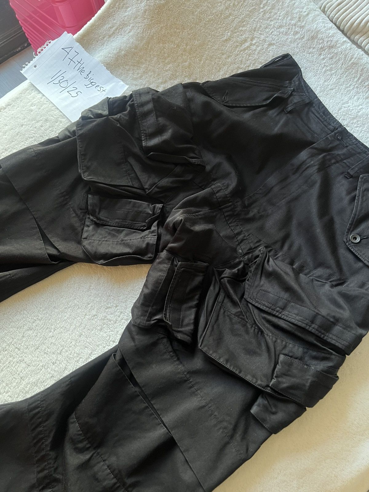 Julius Julius Black Edge Seam Gas Mask Cargo Pants Size 3 Size US 34 / EU 50 - 5 Thumbnail