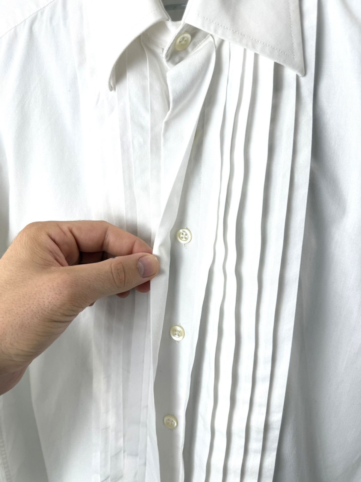 Balmain Vintage 1990’s Balmain Paris Shirt Buttons Up Size US L / EU 52-54 / 3 - 5 Thumbnail