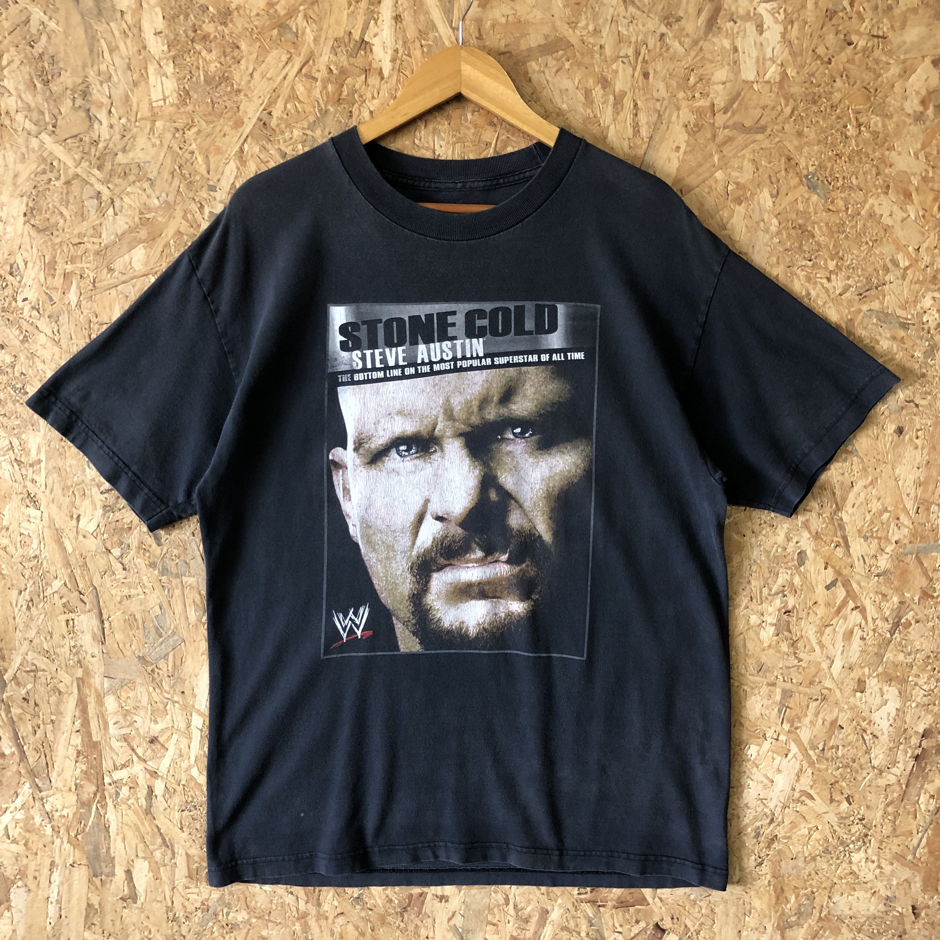 WWE Vintage Distressed WWE Stone Cold Steve Austin TShirt L Size Size US L / EU 52-54 / 3 - 1 Thumbnail