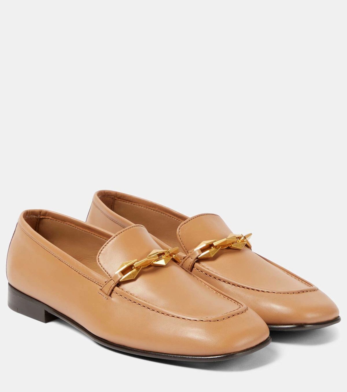 Jimmy Choo o1y0326 Loafers in Camel Size US 6 / IT 36 - 1 Thumbnail