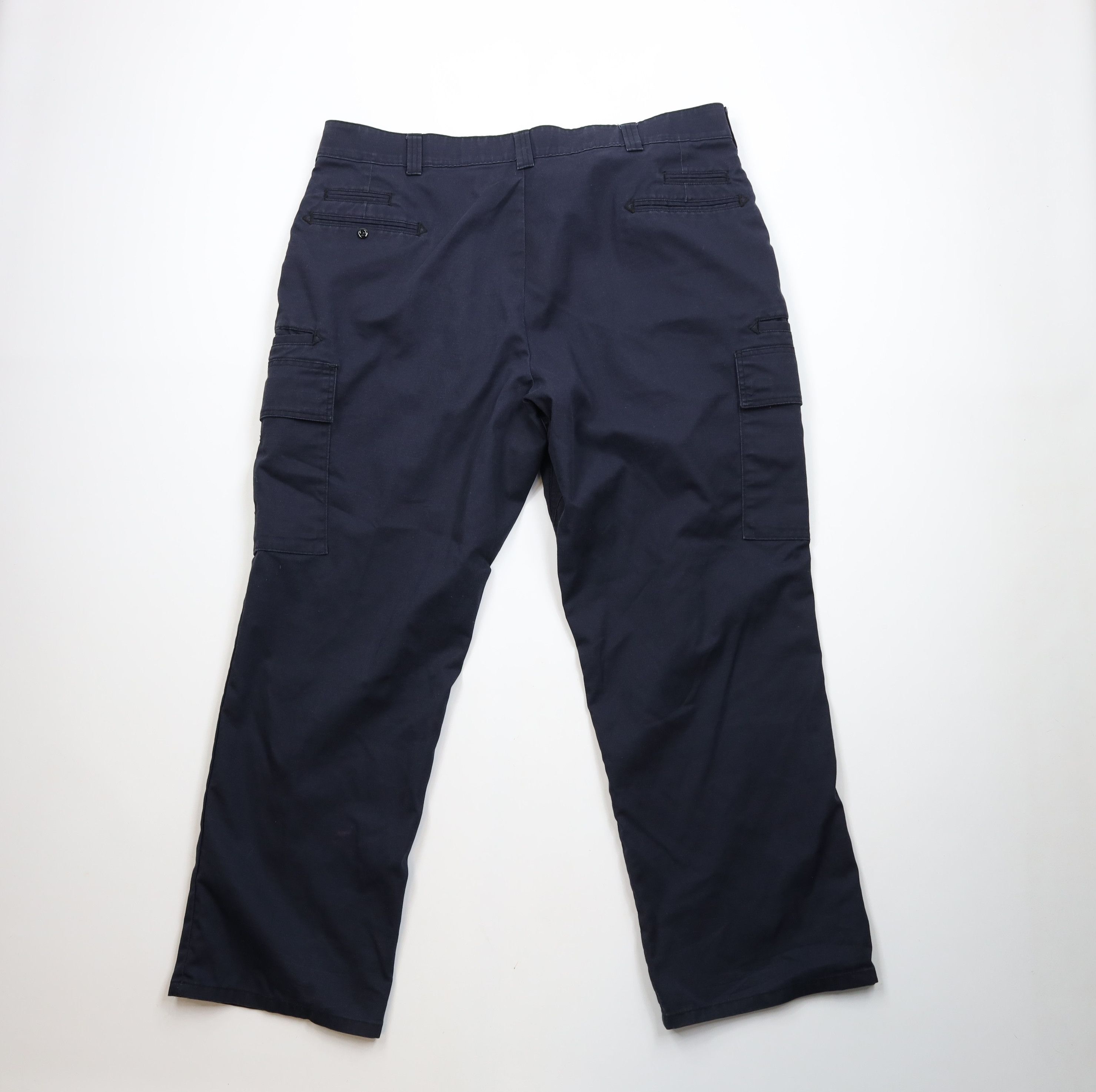 Vintage Vintage Streetwear Ripstop Wide Leg Cargo Pants Navy Blue Size US 44 / EU 60 - 10 Thumbnail