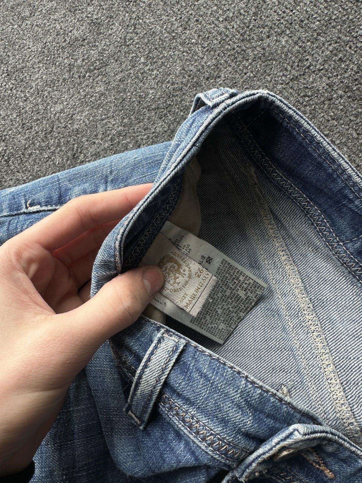 Diesel OPIUM 🚨 DIESEL WMN DENIM JEANS AVANT GARDE Y2K IFSIXWASNINE Size 28" / US 6 / IT 42 - 8 Thumbnail
