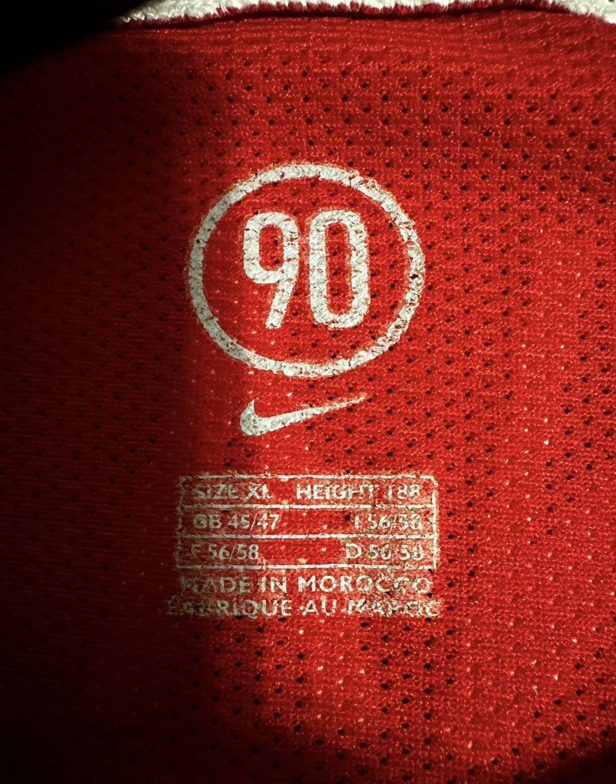 Nike MANCHESTER UNITED 2004-06 HOME SHIRT - RONALDO 7 Size US XL / EU 56 / 4 - 3 Thumbnail