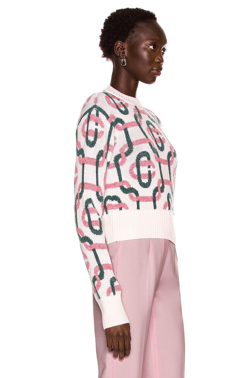 Casablanca o1mle0524 Monogram Sweater in Multicolor Size XXS / US 00 / IT 34 - 3 Thumbnail