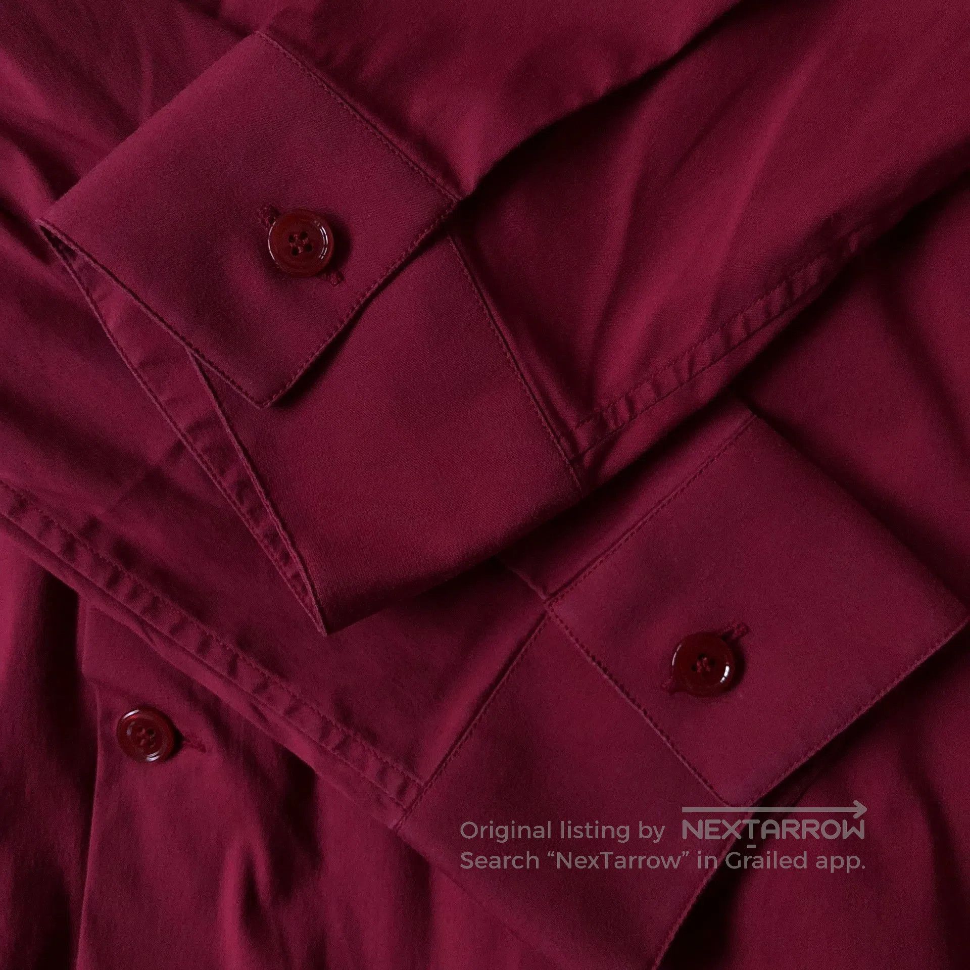 Balenciaga Balenciaga Burgundy Shirt. Size US S / EU 44-46 / 1 - 3 Thumbnail