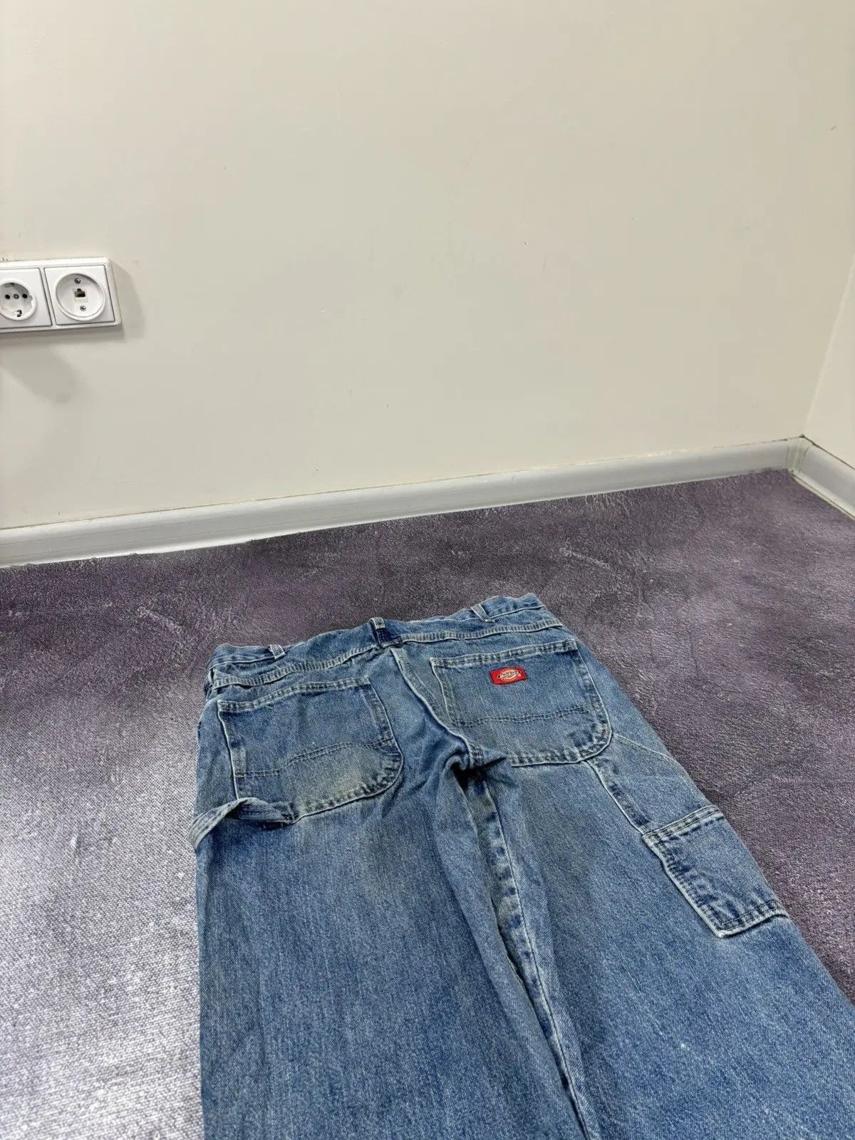 Dickies × Vintage Vintage Dickies Loose Fit USA Hype Work Denim Jeans Size US 34 / EU 50 - 4 Thumbnail
