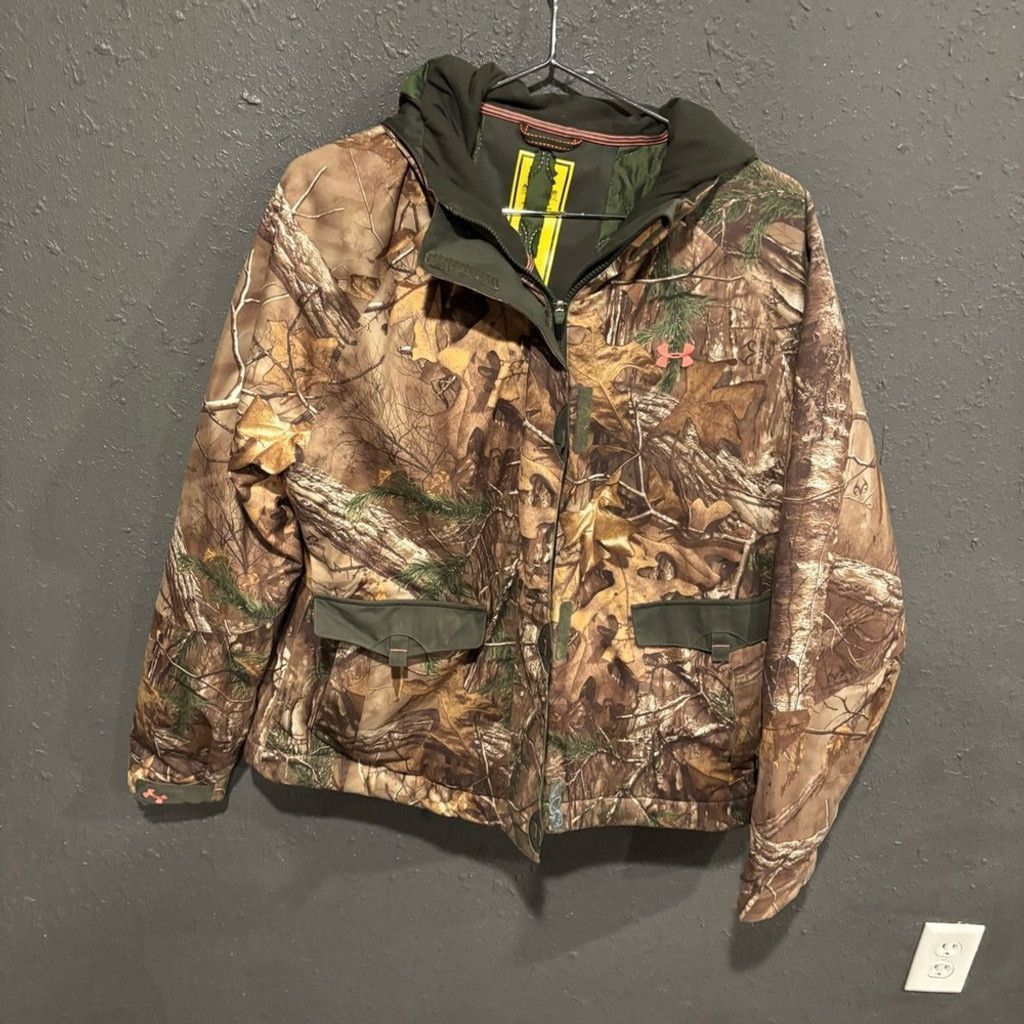 Under Armour Women’s Under Armour Woodland Camo Jacket Size XL / US 12-14 / IT 48-50 - 1 Thumbnail