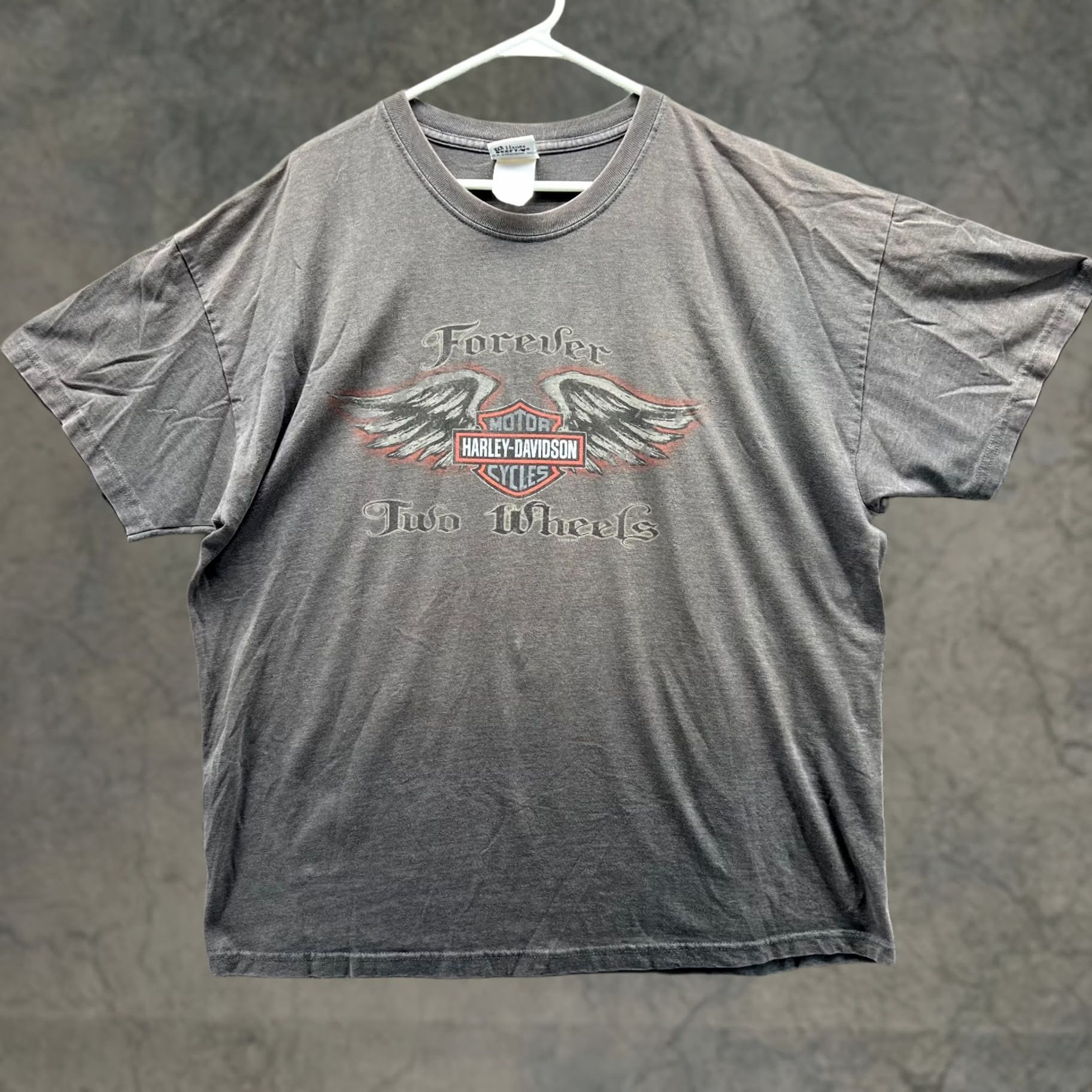 Harley Davidson VINTAGE Harley-Davidson Shirt Men 2XL Gray Crewneck T-Shirt Motorcycle Dudley Perkins Logo Casual All Seasons Mens Size US XXL / EU 58 / 5 - 1 Thumbnail