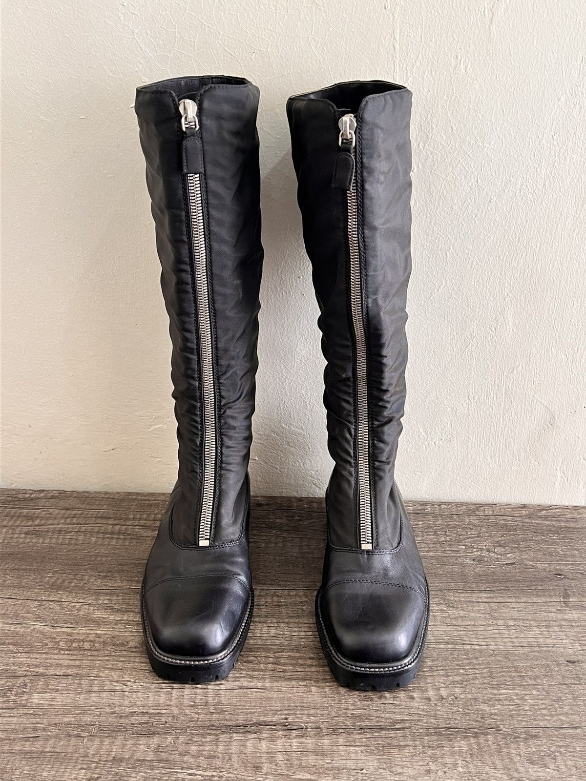 Prada Prada Nylon/Leather FW94 Size US 7 / IT 37 - 3 Thumbnail