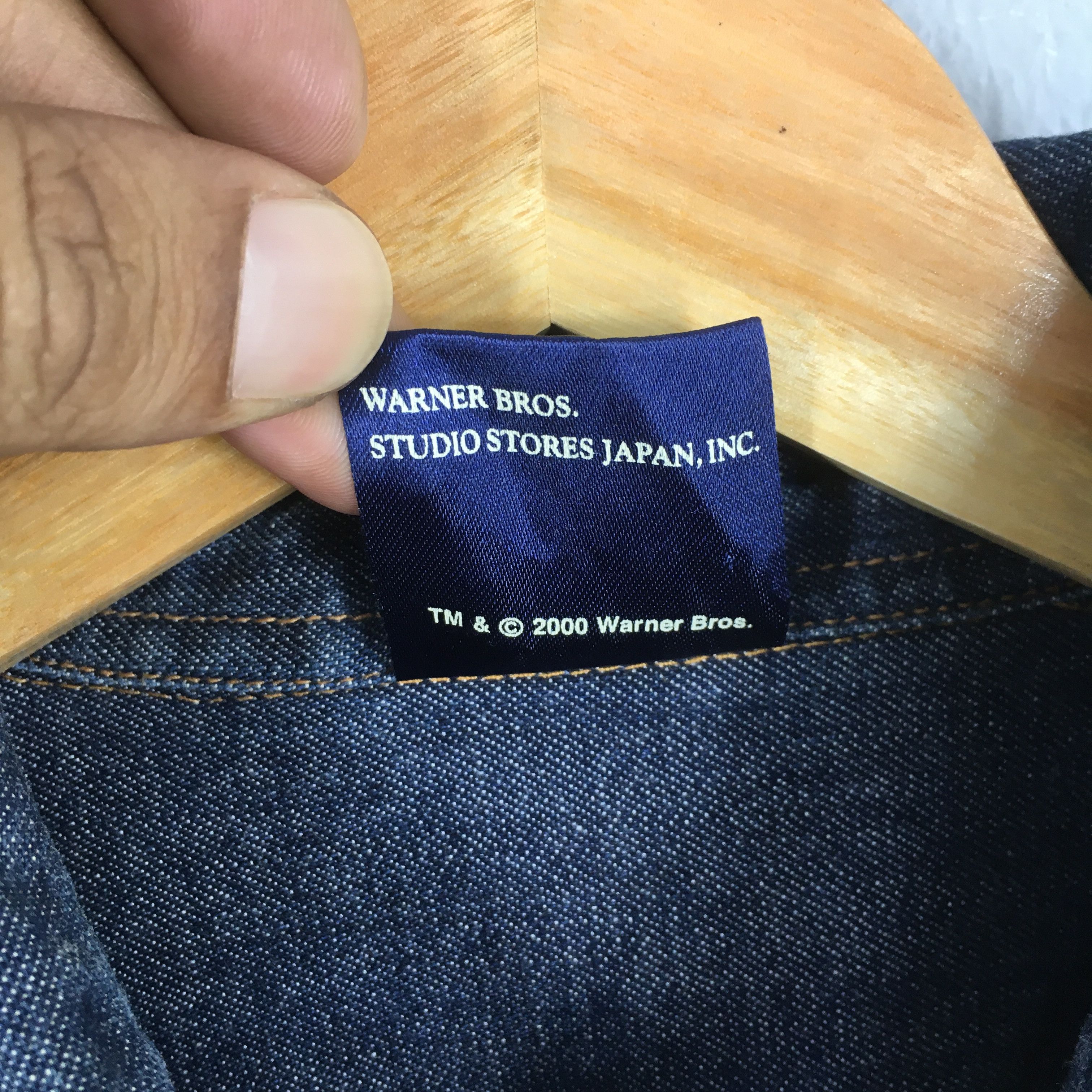 Warner Bros Vintage 90s Looney Tunes Warner Bros Studio Denim Medium Size US M / EU 48-50 / 2 - 6 Thumbnail