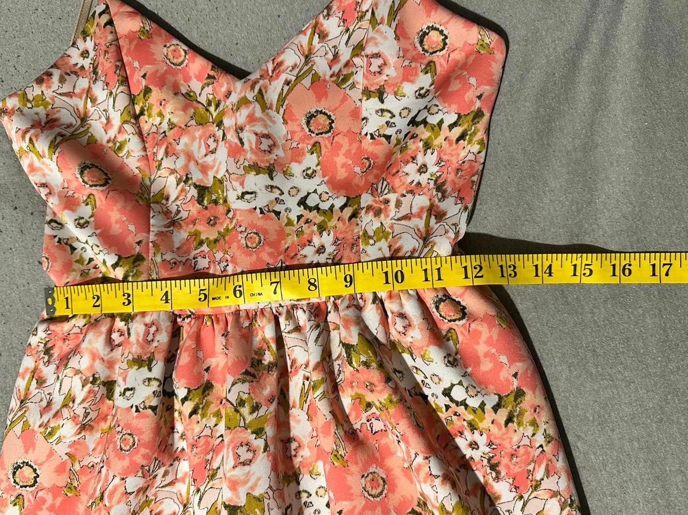 Designer Floral Summer Dress - Perfect for Any Occasion Size ONE SIZE - 7 Thumbnail