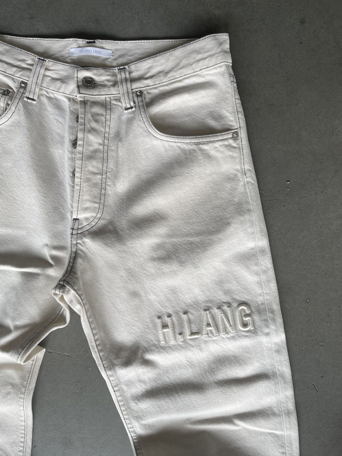 Helmut Lang Helmut Lang Masc HI Embroidered Logo Size US 31 - 1 Thumbnail