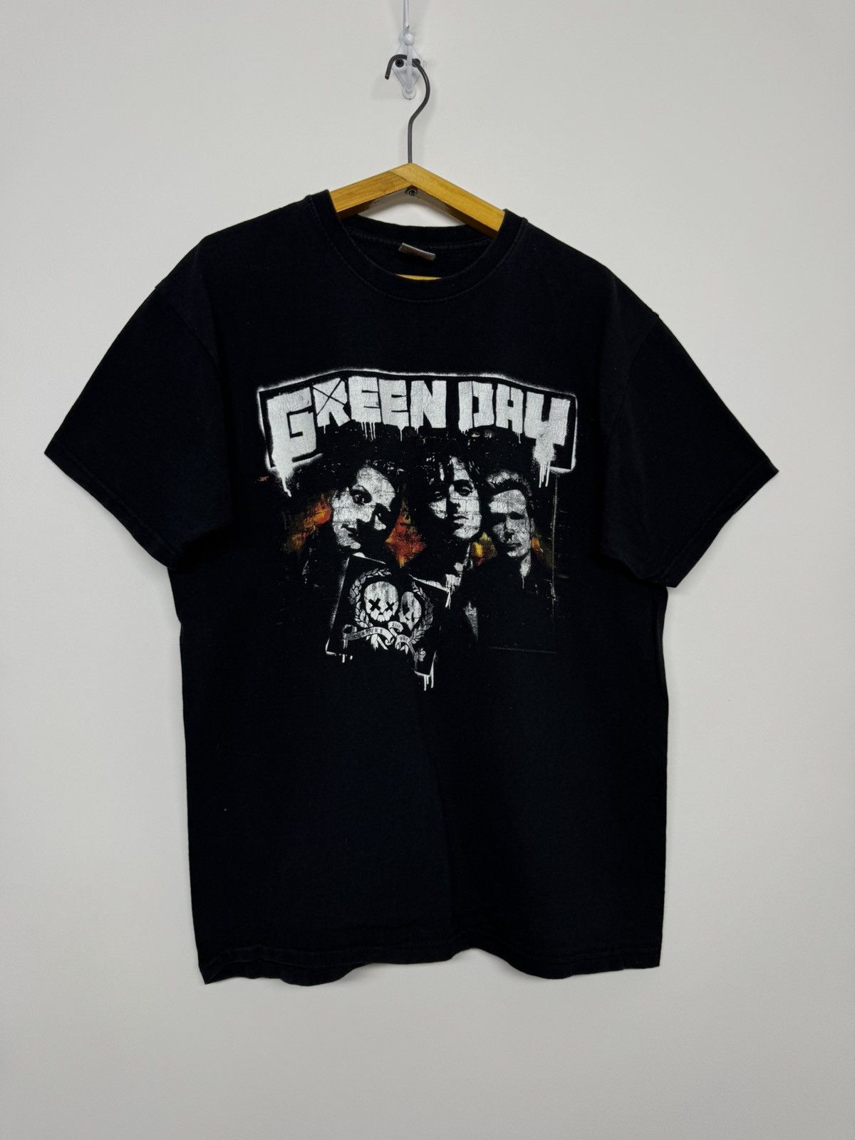 Fruit Of The Loom Vintage 2009 Green Day London Rock T shirt Size US M / EU 48-50 / 2 - 1 Thumbnail