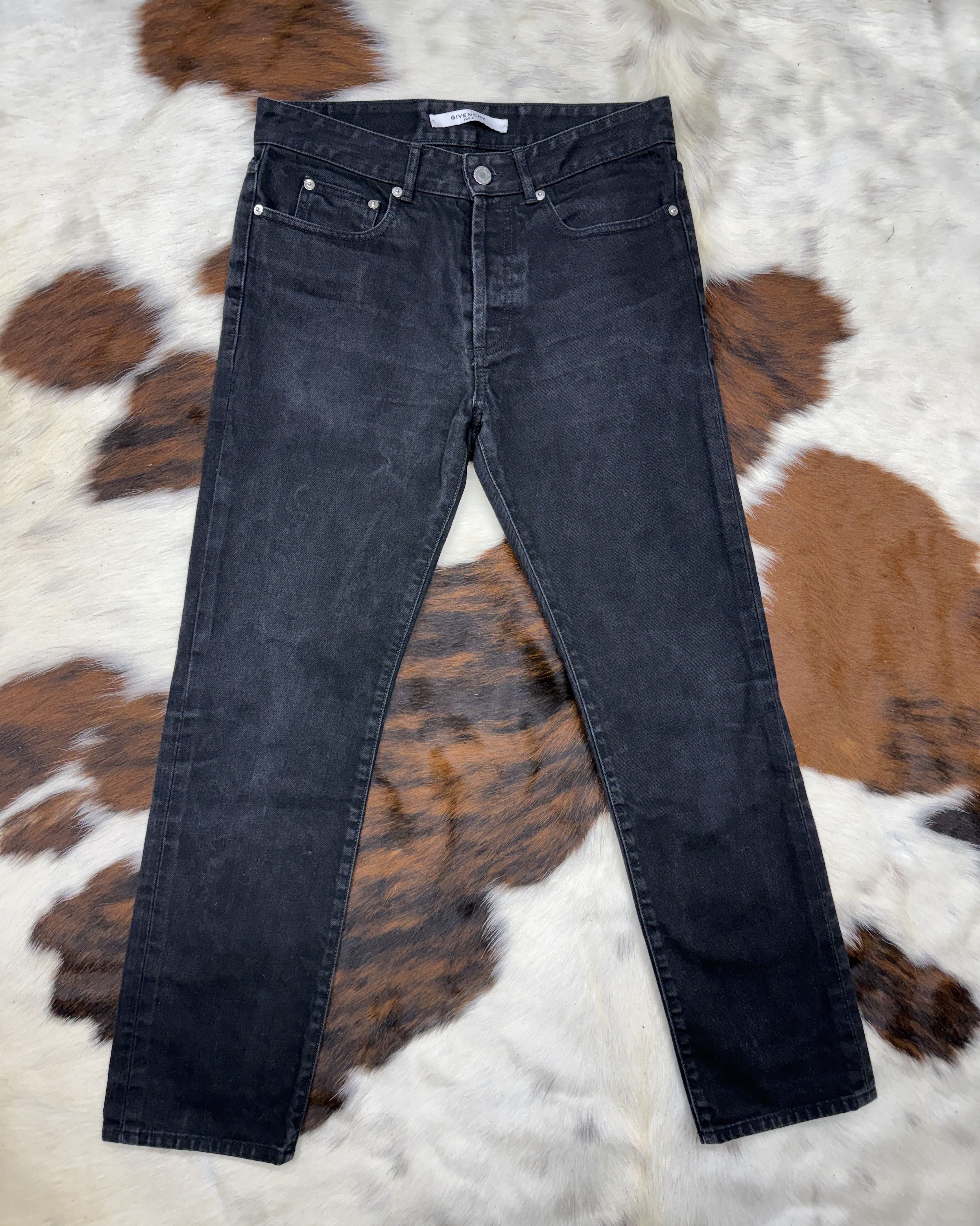 Givenchy Givenchy 16SS Back Pocket Studded Slim Denim Jean Size US 29 - 3 Thumbnail