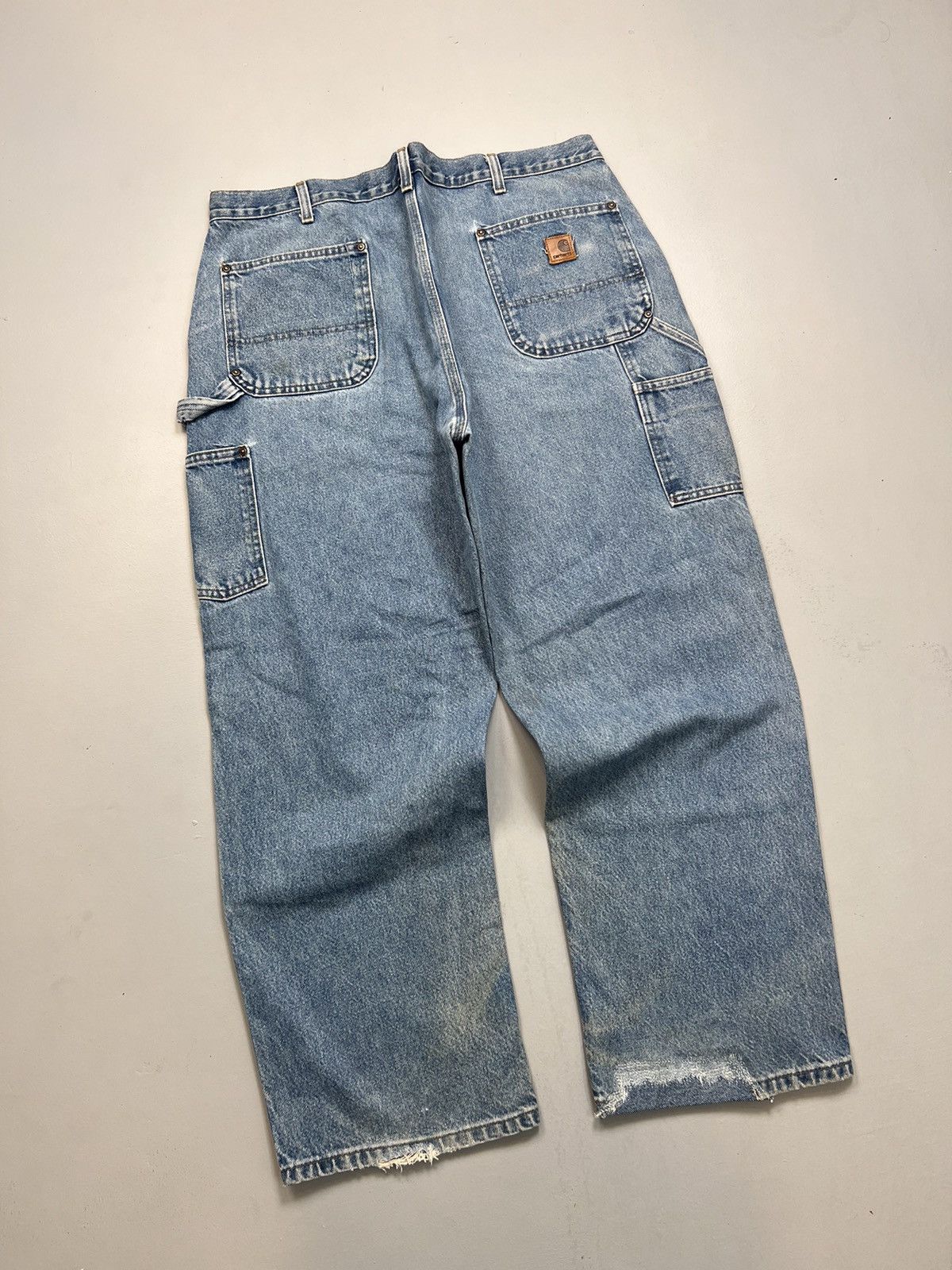 Carhartt vintage Carhartt b73 dst double knee denim Size US 40 / EU 56 - 9 Thumbnail