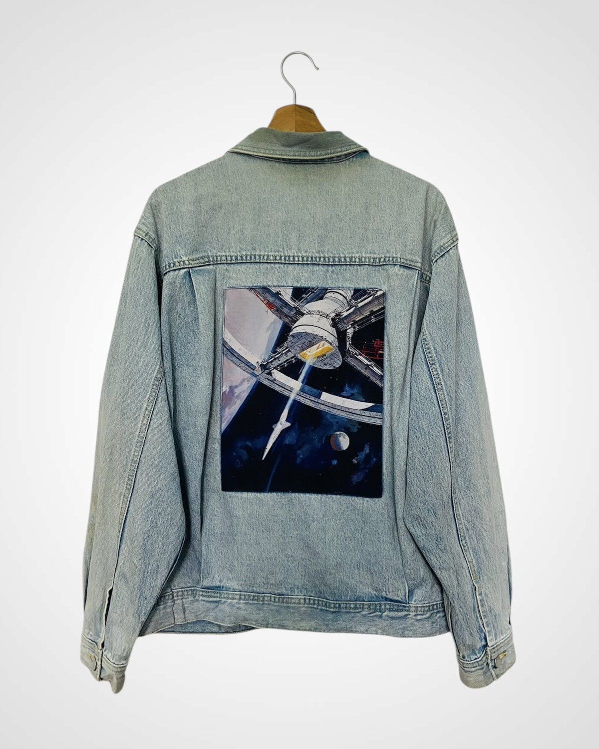 Anime × GU 2001 : A Space Odyssey X GU Denim Jacket Size US L / EU 52-54 / 3 - 1 Thumbnail