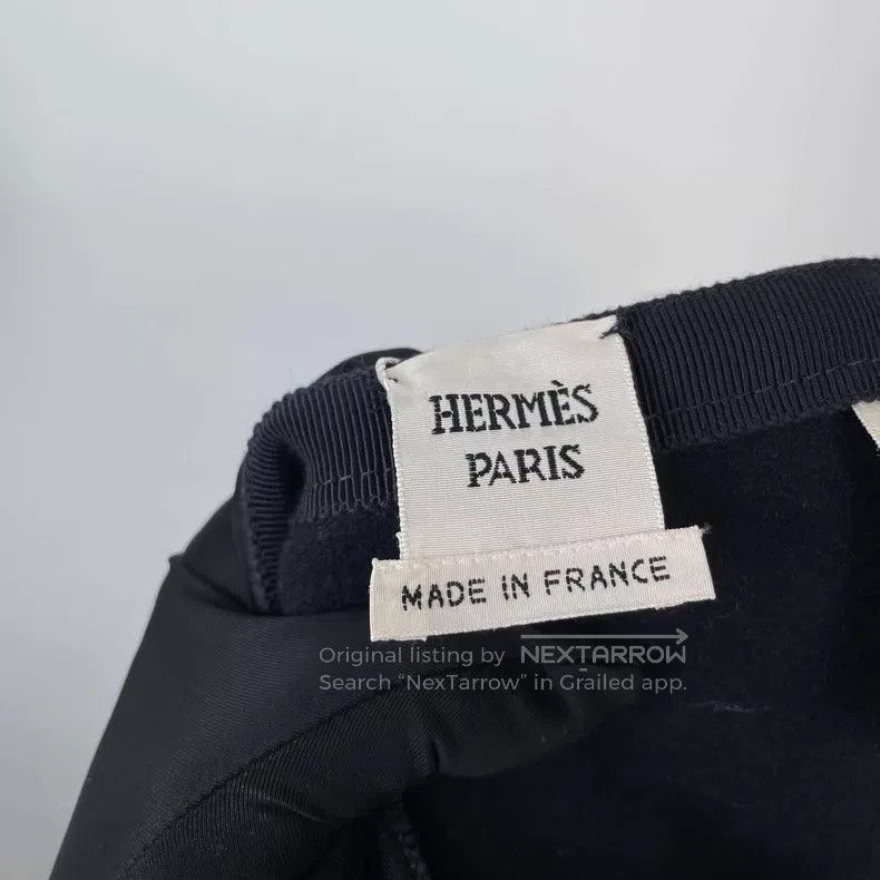 Hermes Hermes Cotton Skirt, Black Size 24" / US 00 / IT 34 - 6 Thumbnail
