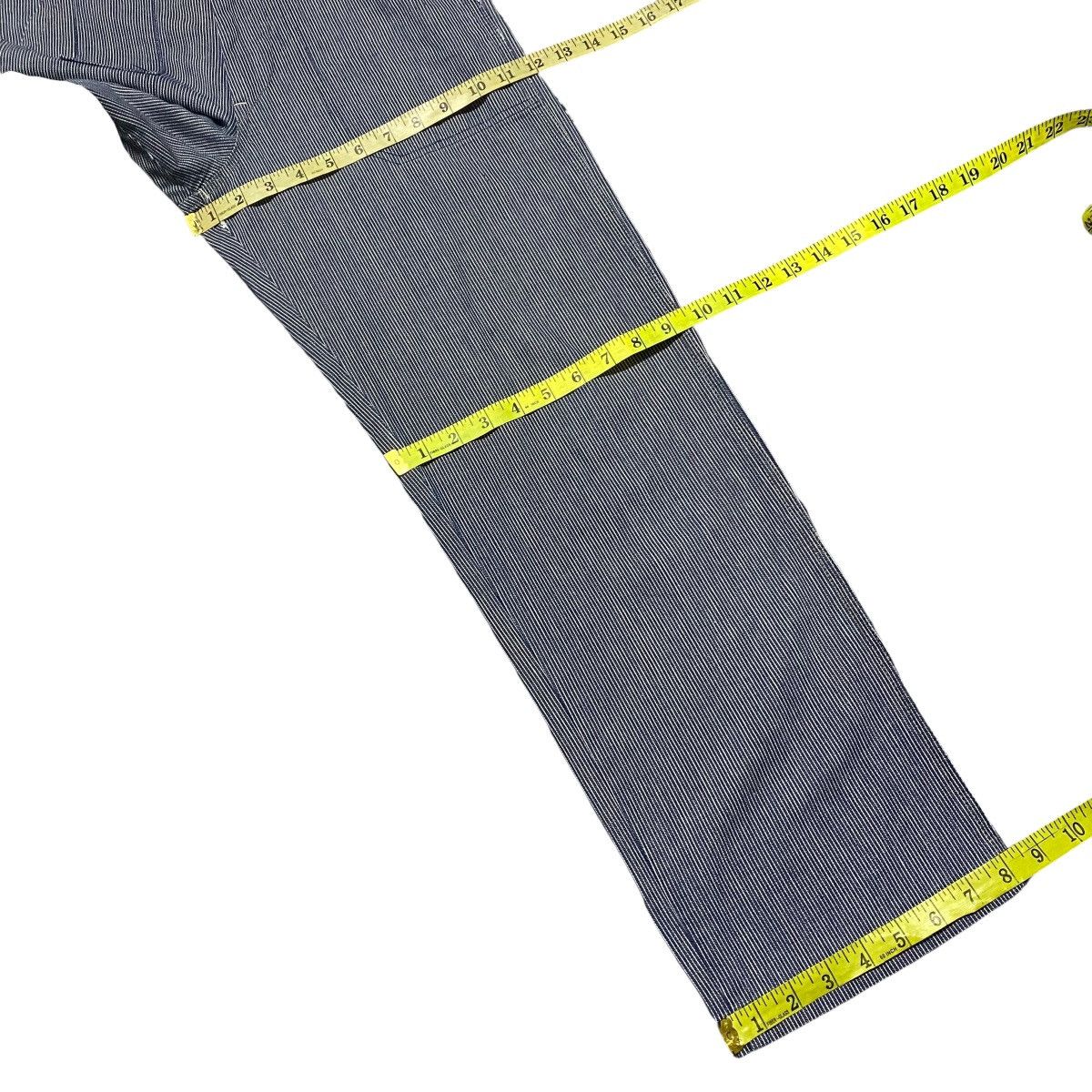 Blue Blue Japan BLUE BLUE Hickory Pinstripe Fatigue Pants Size US 28 / EU 44 - 15 Thumbnail