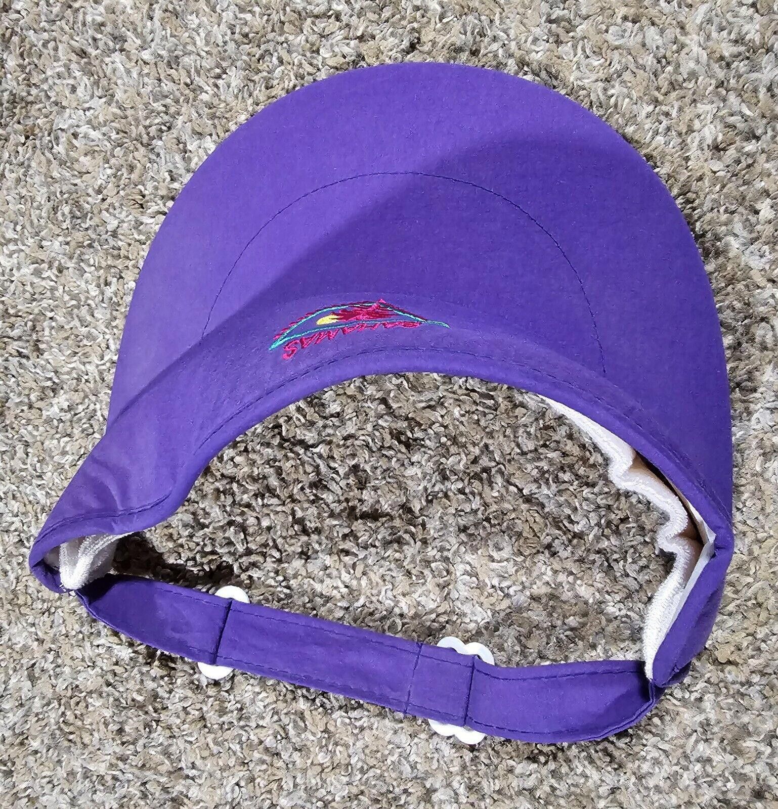 Designer BAHAMAS Caribbean Unisex Purple Embroidered Strapback Wide Size ONE SIZE - 3 Thumbnail